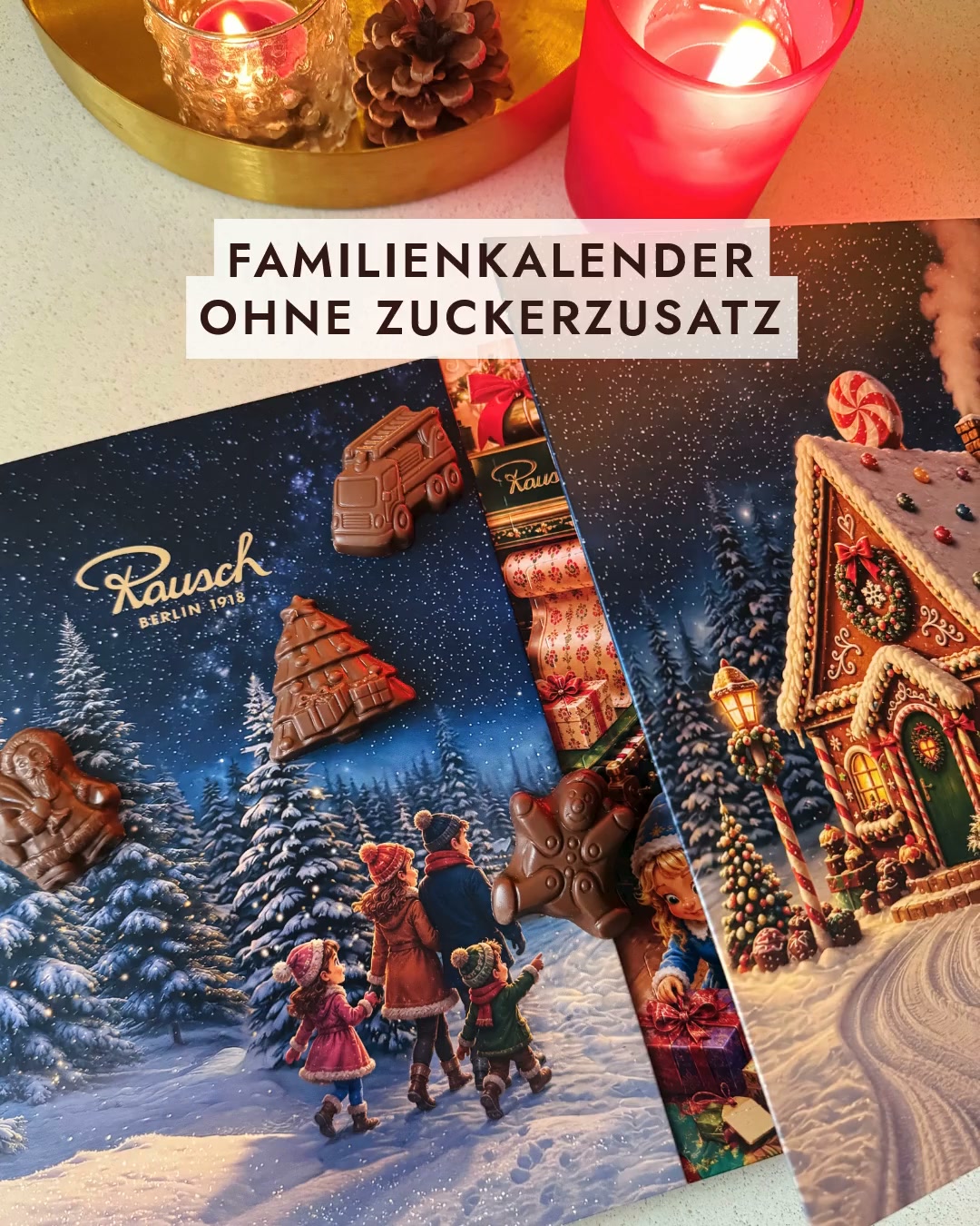 Rausch Schokoladenhaus Facebook ad: Die Vorfreude beginnt.