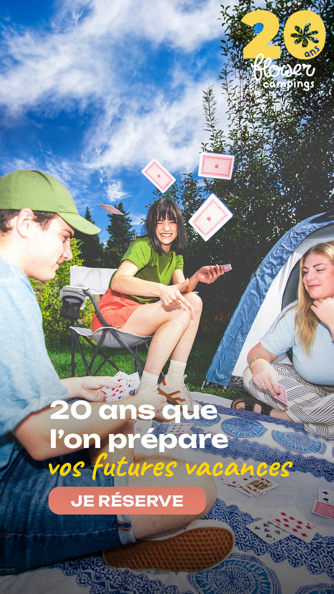 Flower Campings Facebook ad