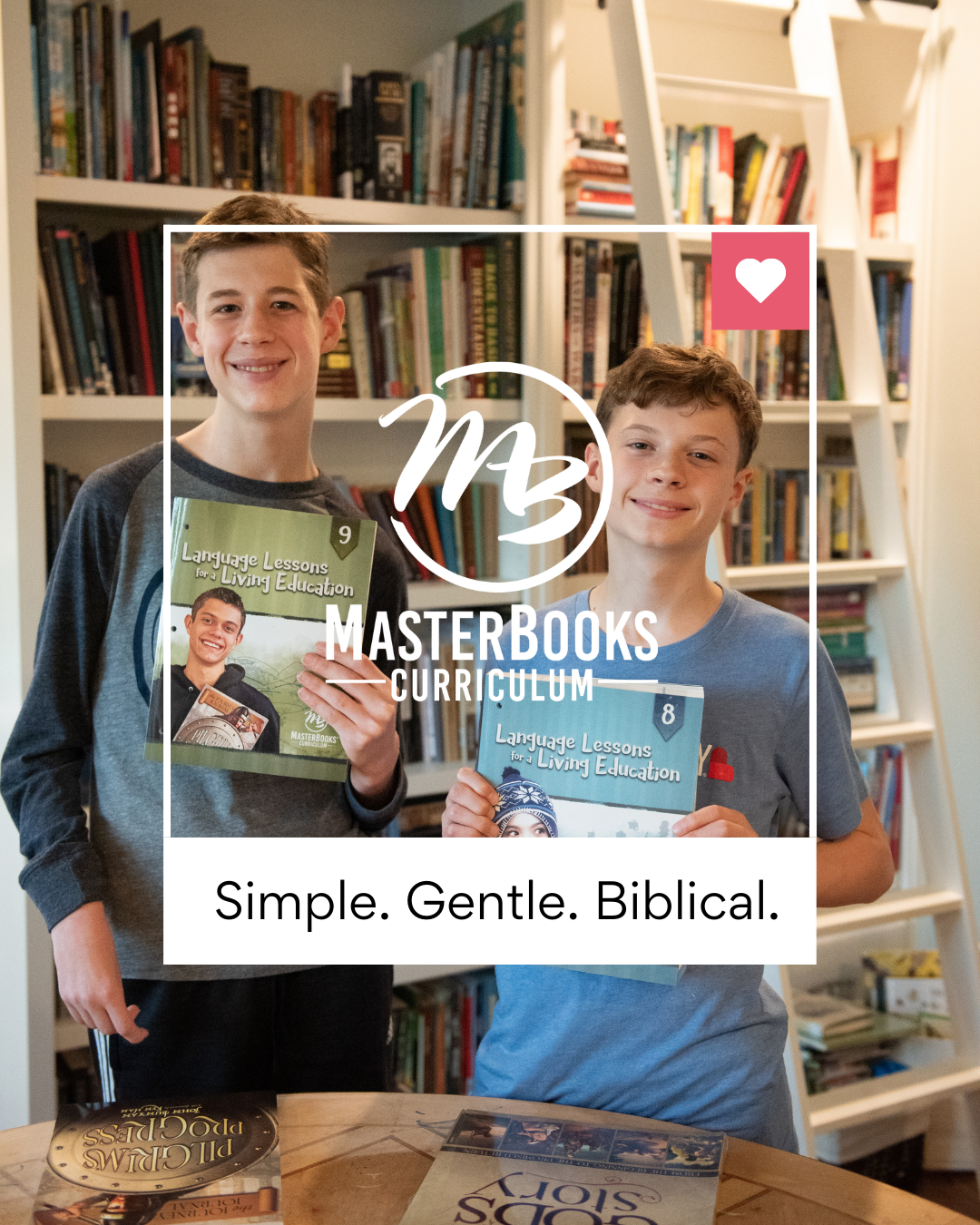 Master Books Facebook ad