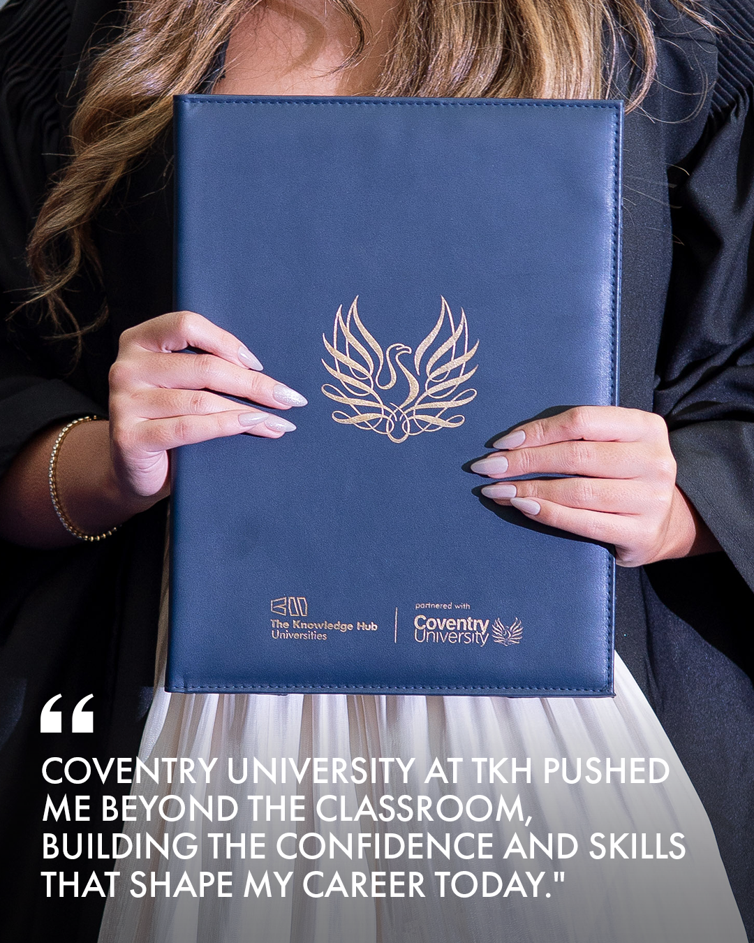 The Knowledge Hub Universities Facebook ad: For Malak Rashad, studying Business and Marketing at…