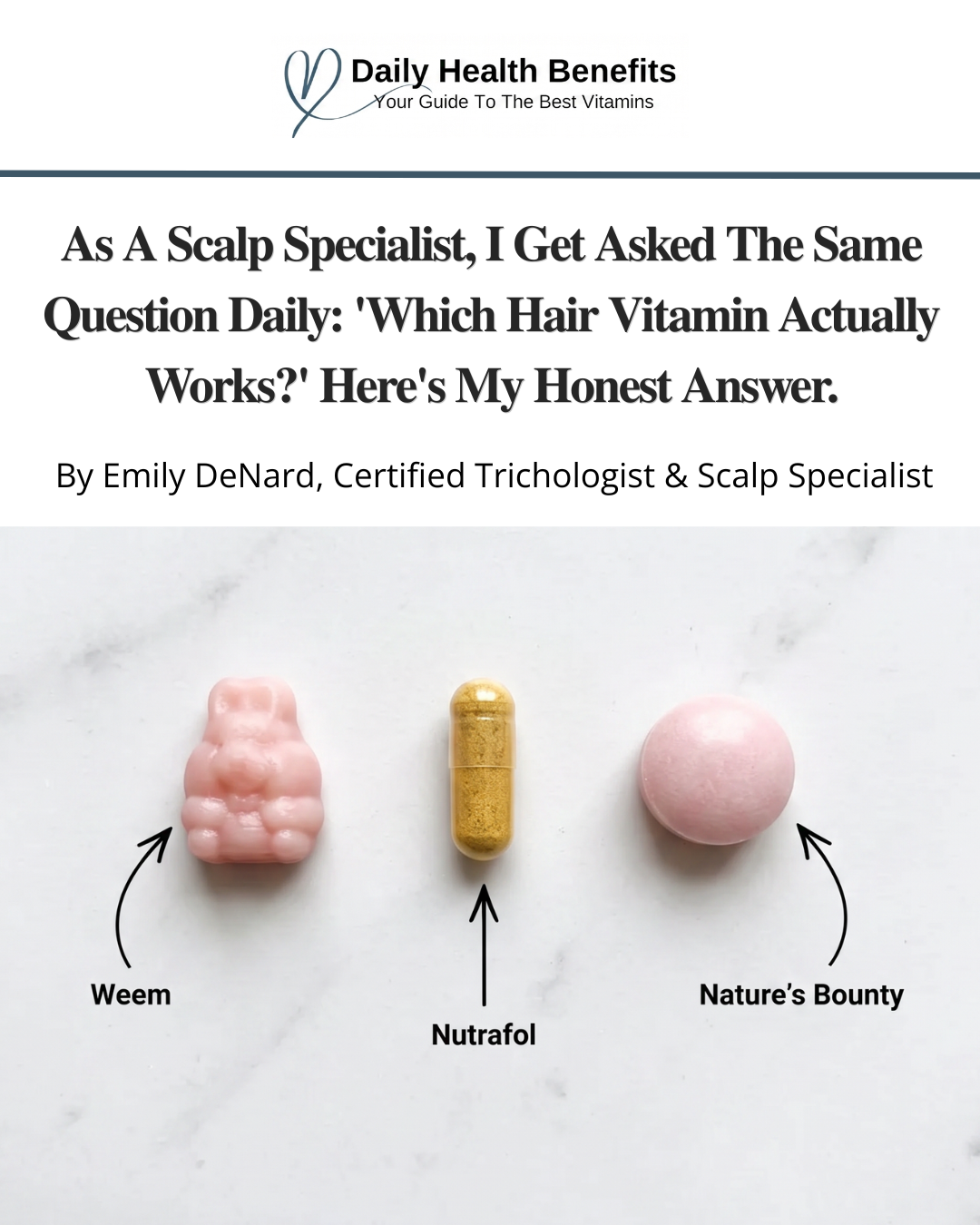 Certified Trichologist & Scalp Specialist Emily DeNard, Emunah Beauty Facebook ad