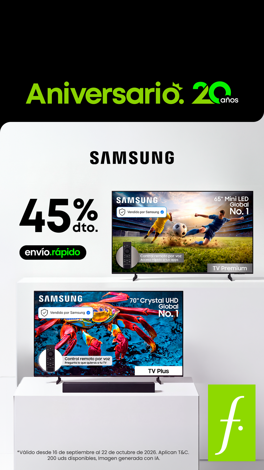 Falabella Colombia Facebook ad: Aniversario Falabella