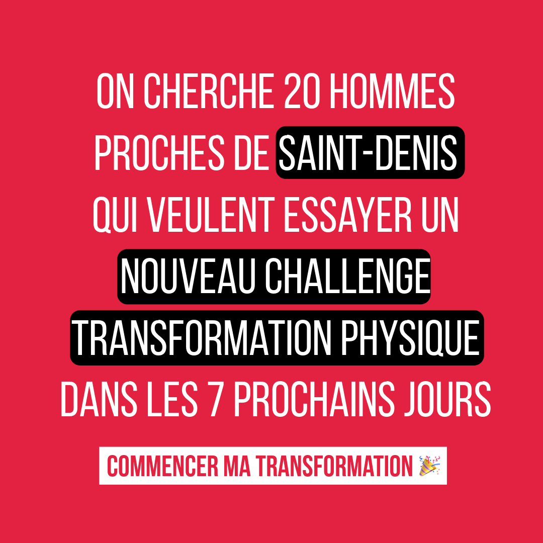 CrossFit Saint-Denis - La santé par le sport et l'alimentation Facebook ad