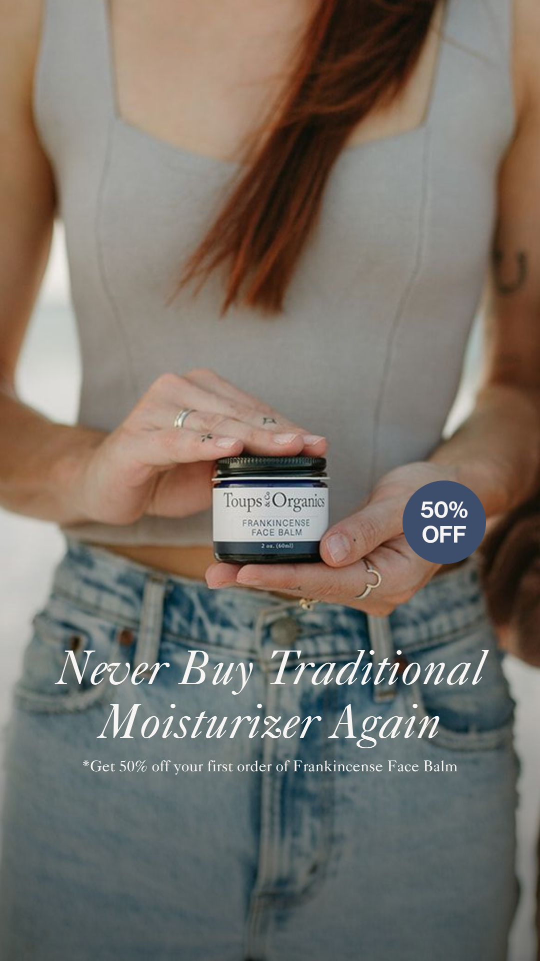 Toups and Co Organics Facebook ad