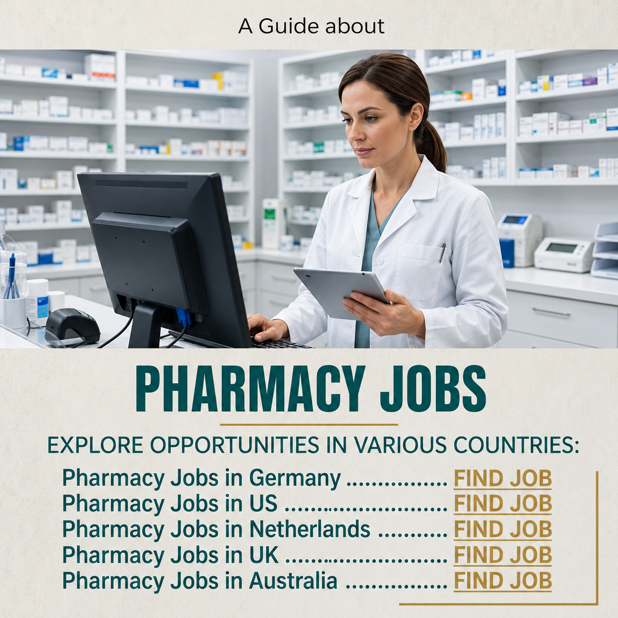 Job Center Facebook ad: Pharmacy Work Opportunities