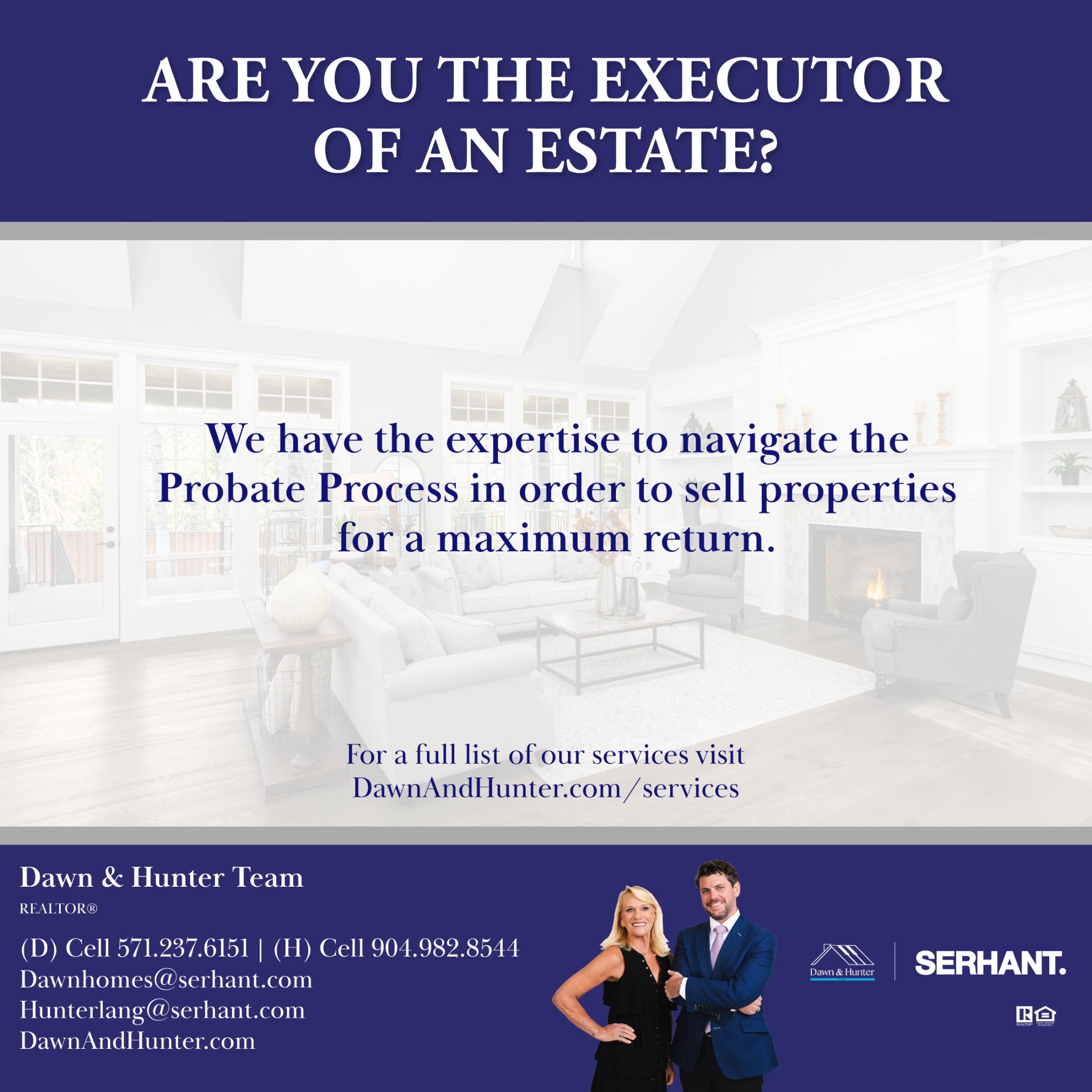 Hunter Lang, Realtor Facebook ad