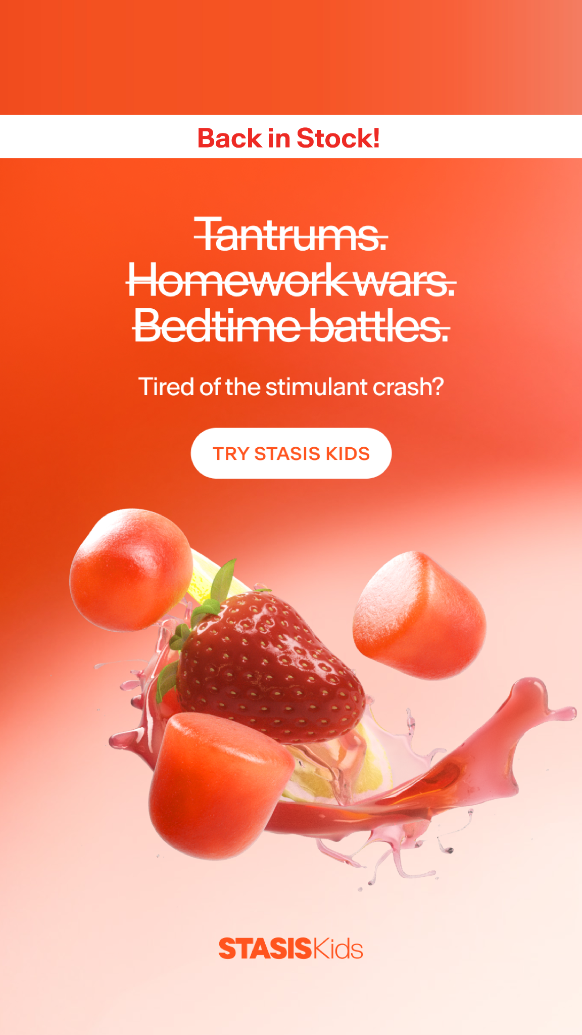 Stasis Kids Facebook ad