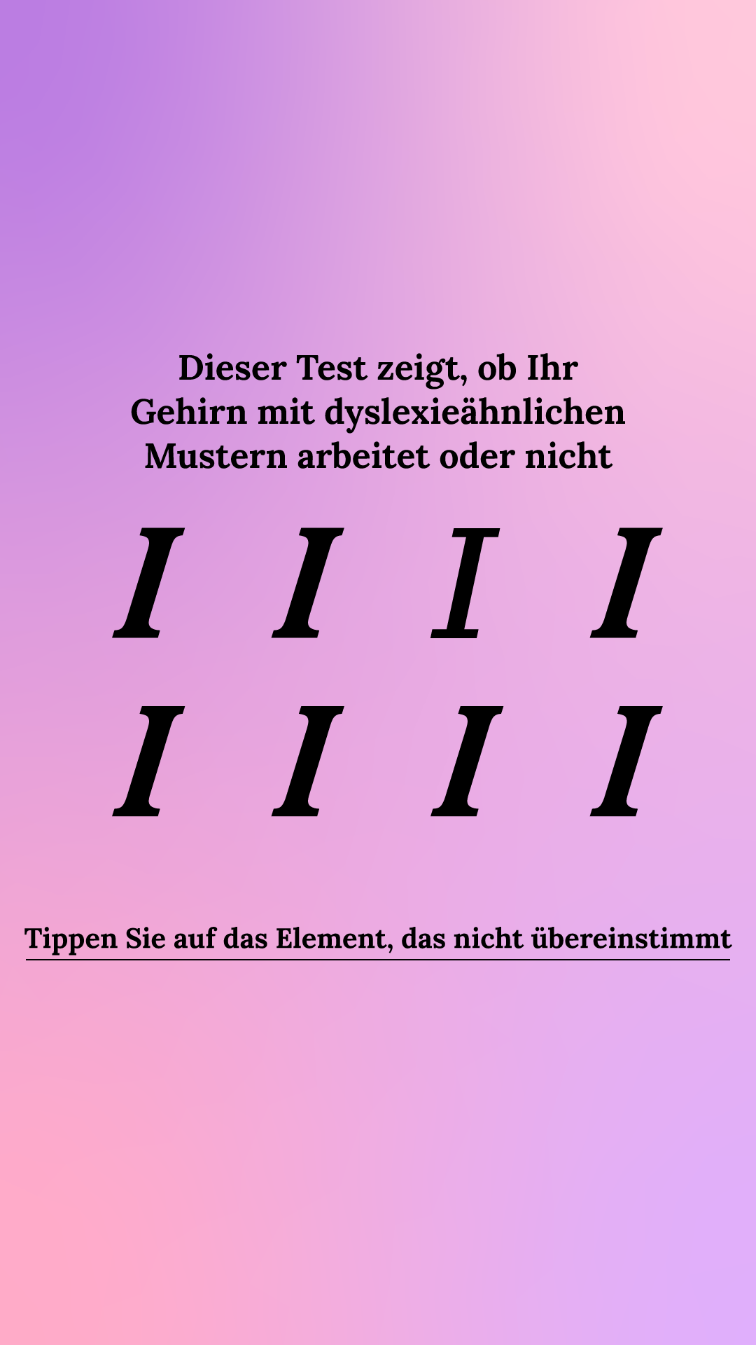 International IQ test Facebook ad
