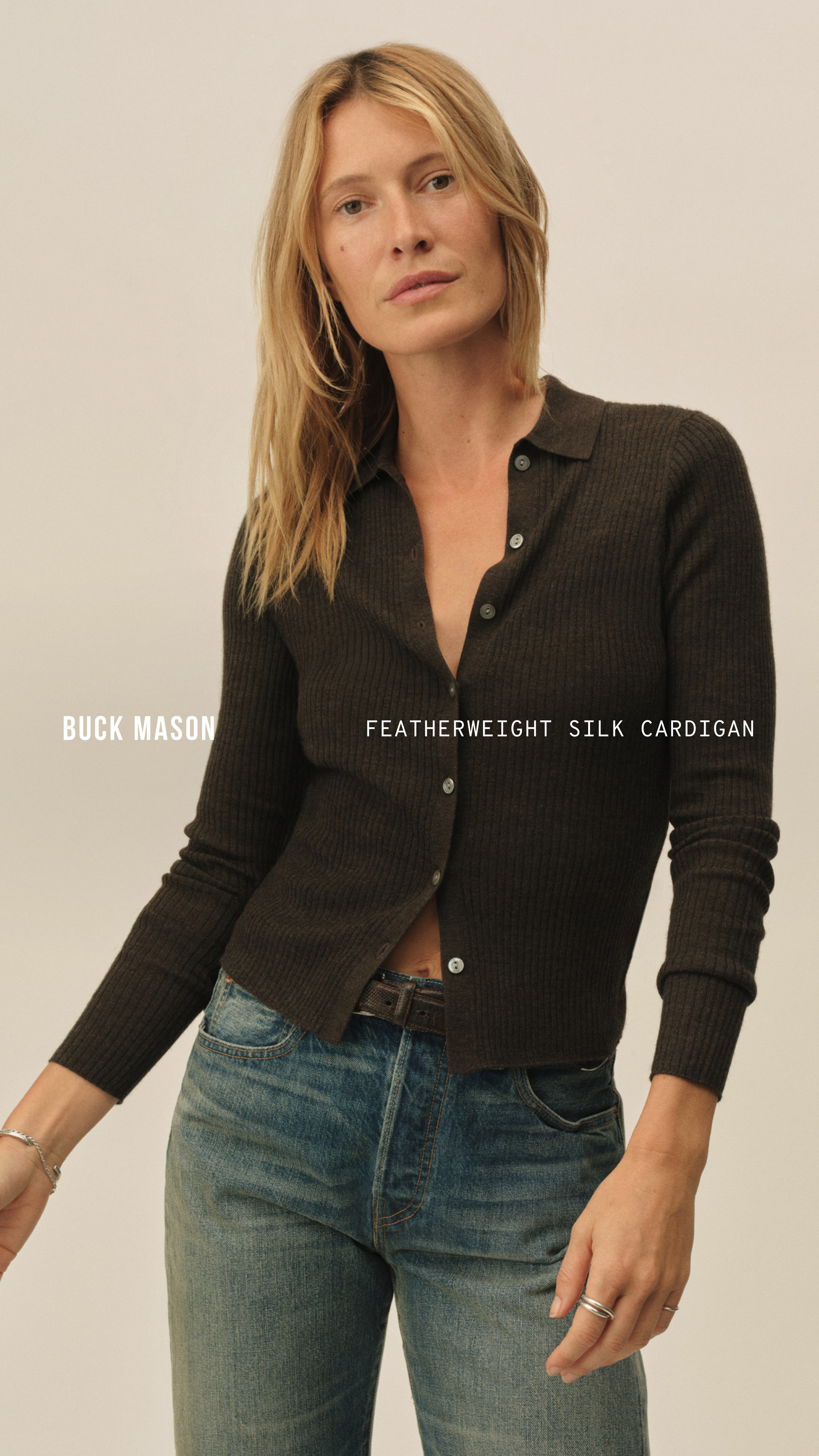 Buck Mason Women's Facebook ad