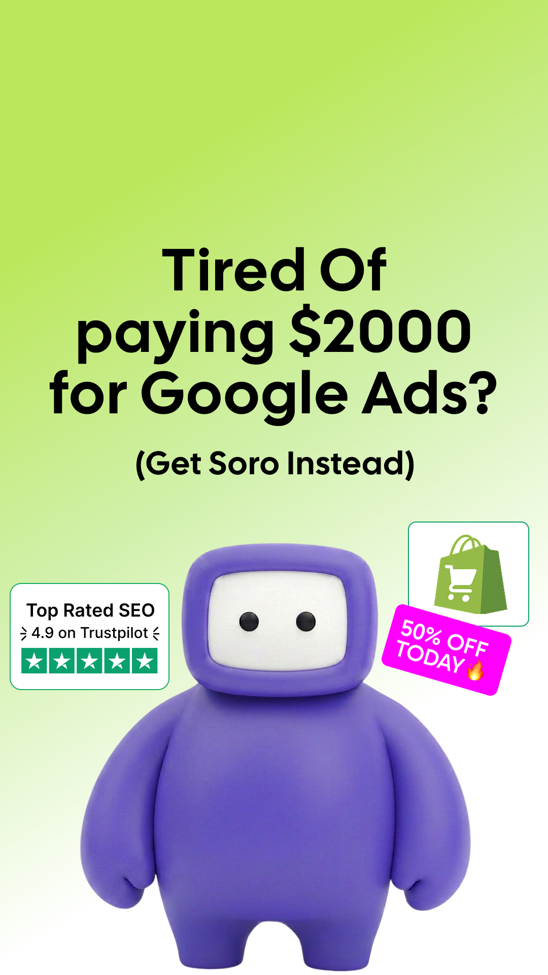 Soro SEO Facebook ad