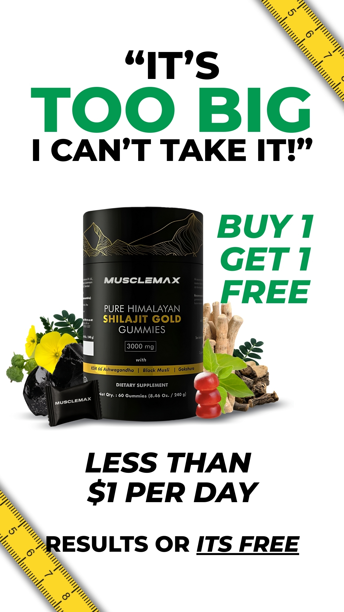 Try MuscleMax Facebook ad