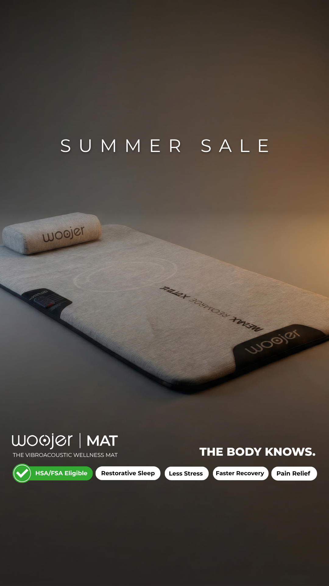 Woojer Facebook ad: Built for treatment rooms