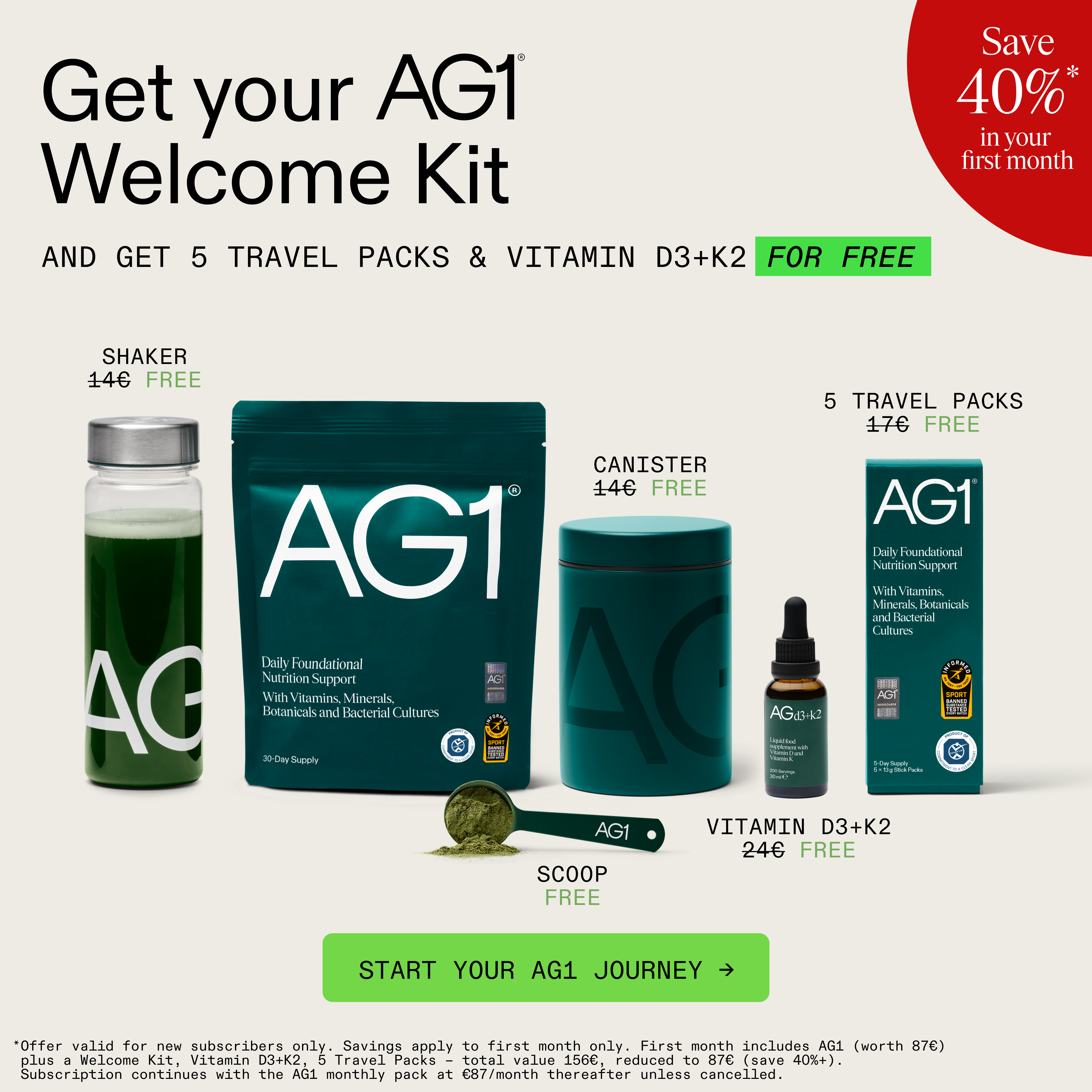 AG1 by Athletic Greens Facebook ad