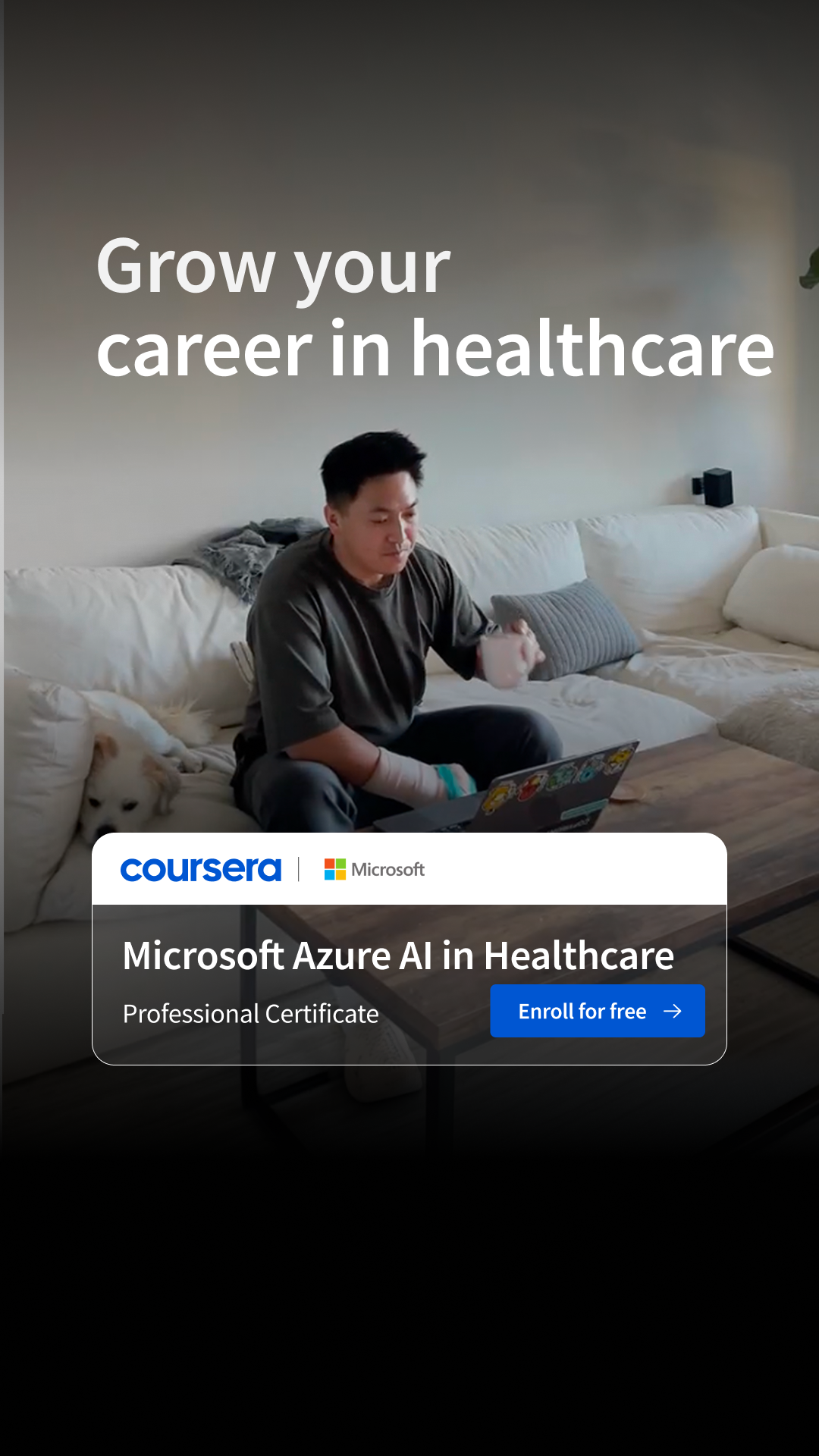 Coursera Facebook ad from Jul 17, 2026