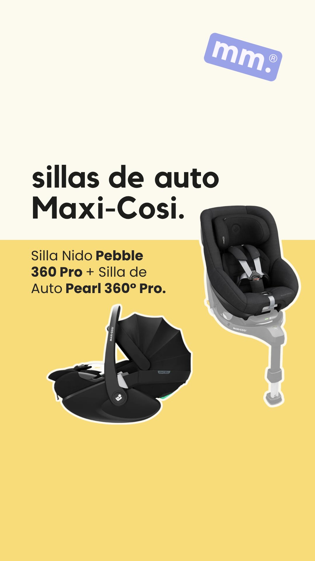 Mamás Mateas Facebook ad: Pebble 360 Pro y Pearl 360 Pro de…