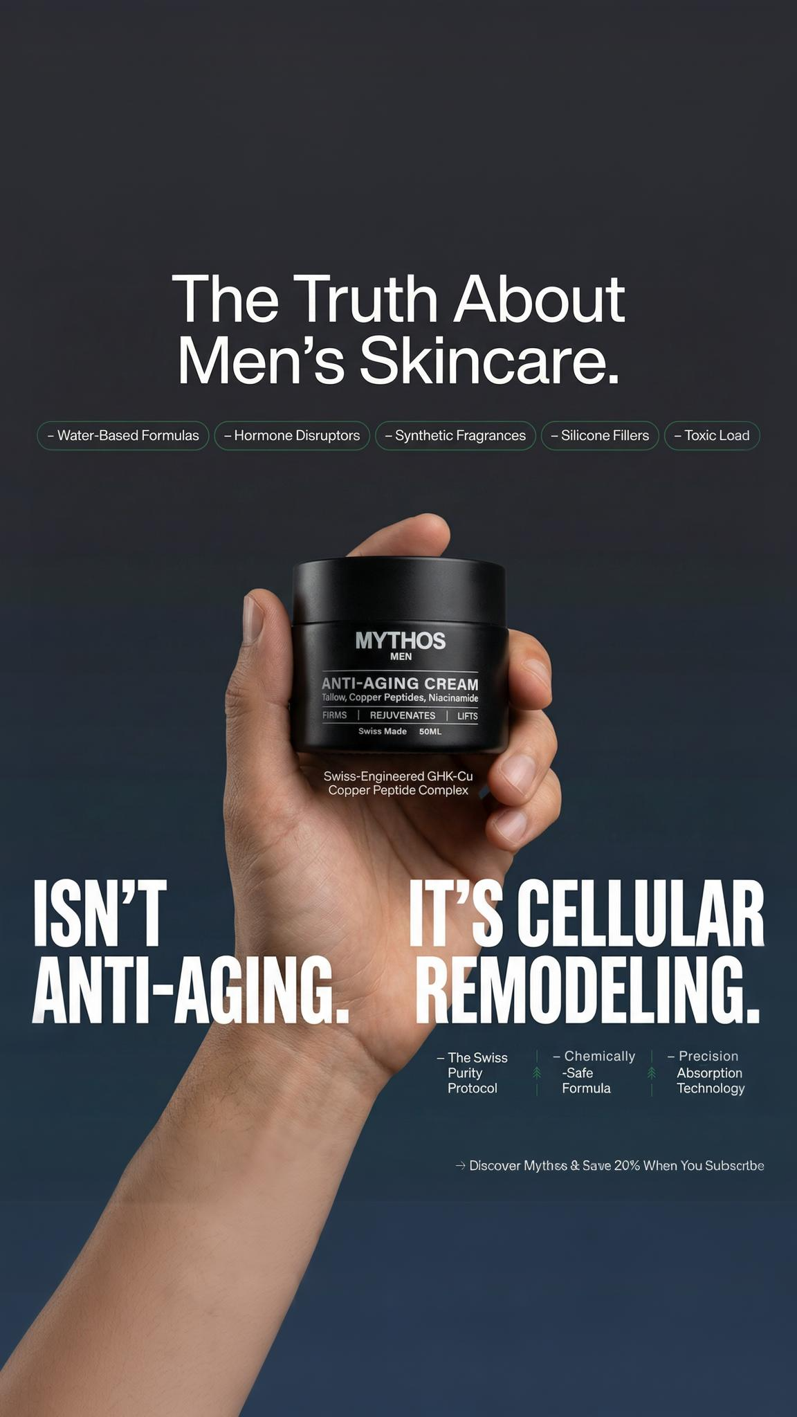 Mythos Men Facebook ad