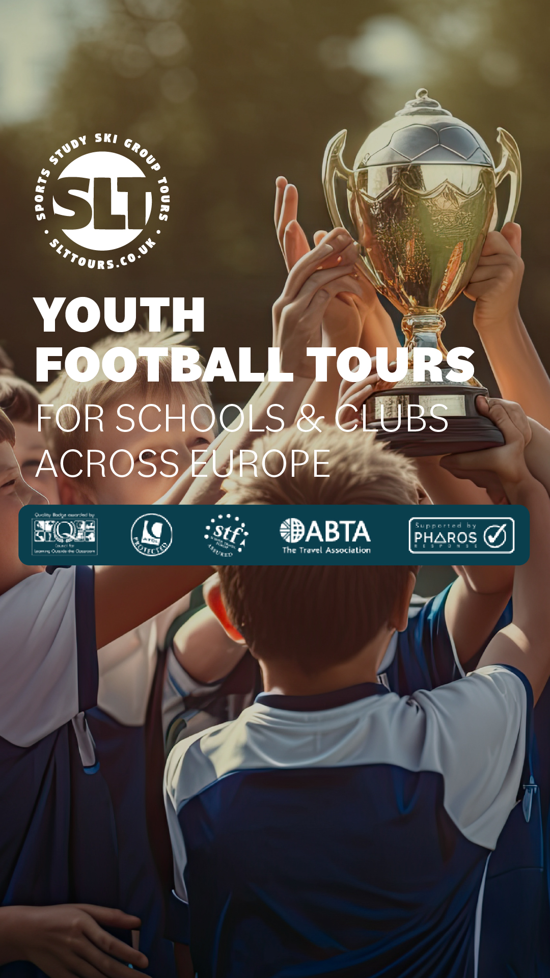 SLT Tours Facebook ad: Next-Level 2027 Football Tours