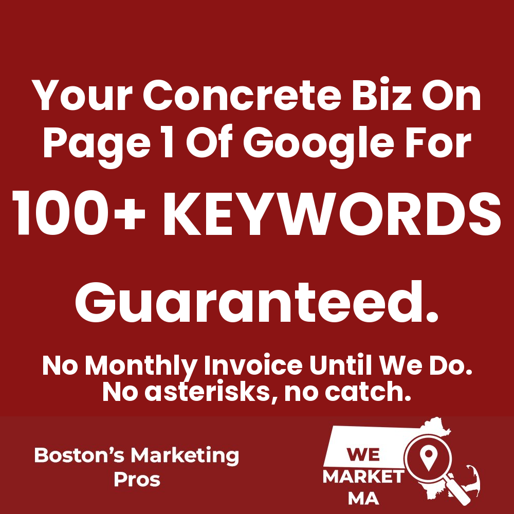 We Market MA Facebook ad: Your Local Marketing Pros