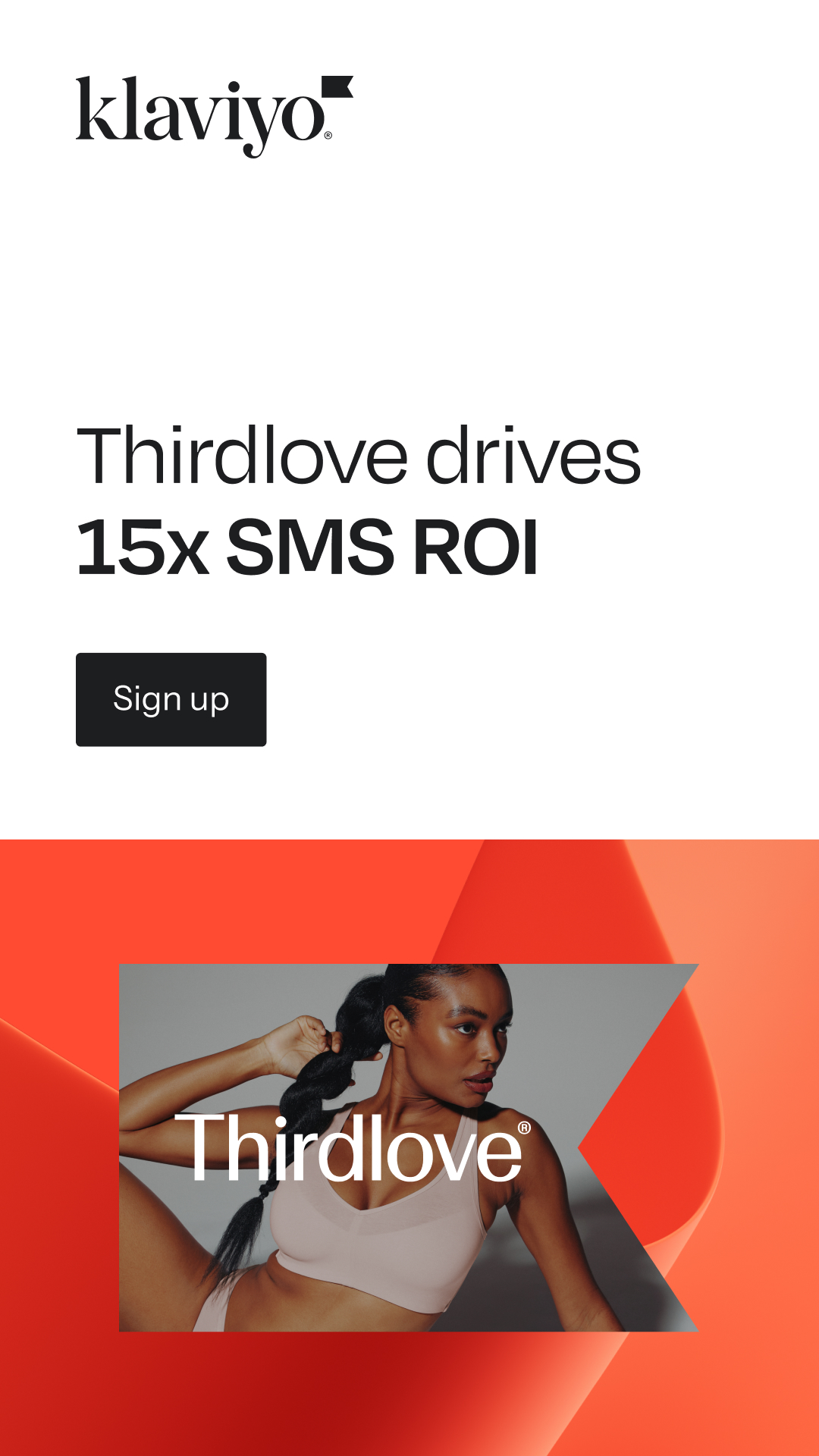 Klaviyo Facebook ad