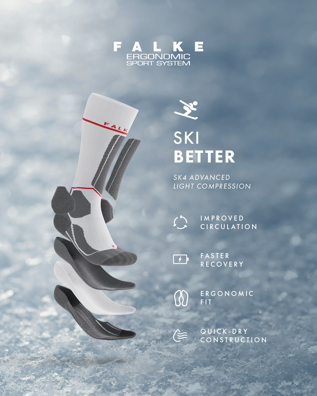 FALKE Ergonomic Sport System Facebook ad