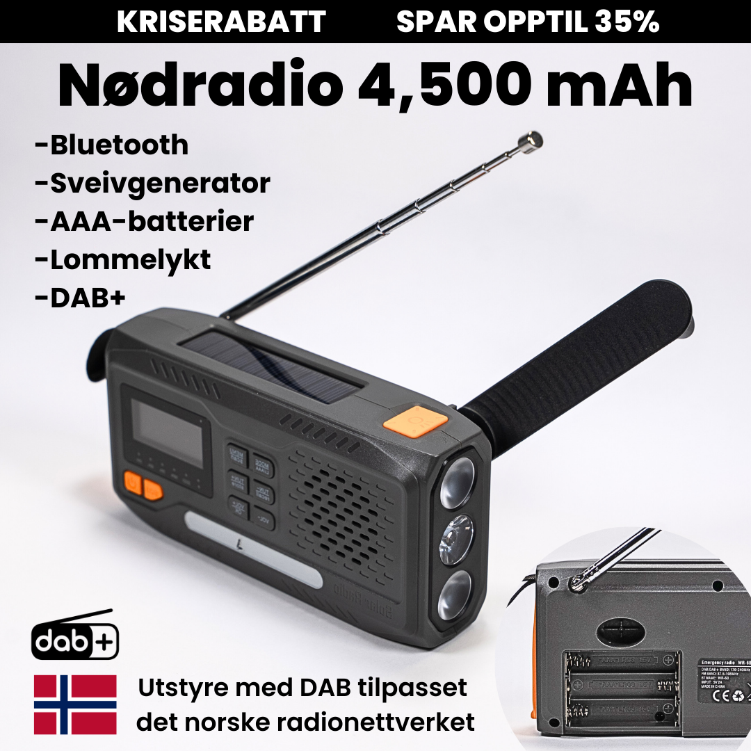 Beredskapskompaniet Facebook ad: Lad telefonen helt uten tilgang til strøm!