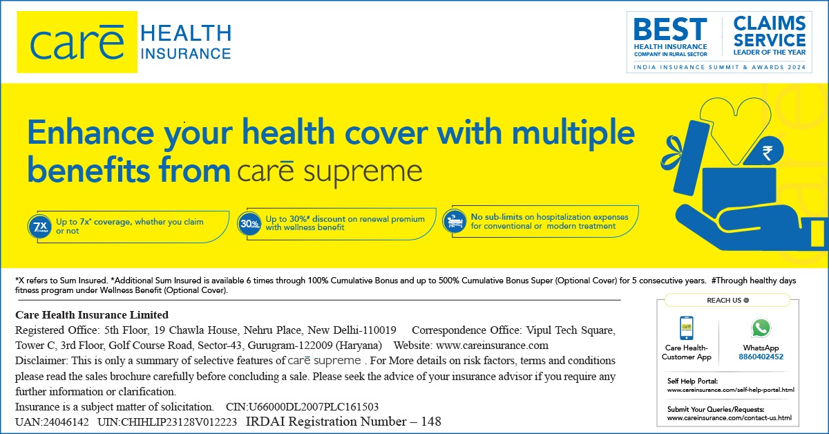 Care Insurance Facebook ad