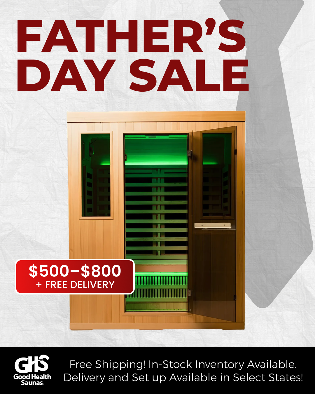 Good Health Saunas Facebook ad