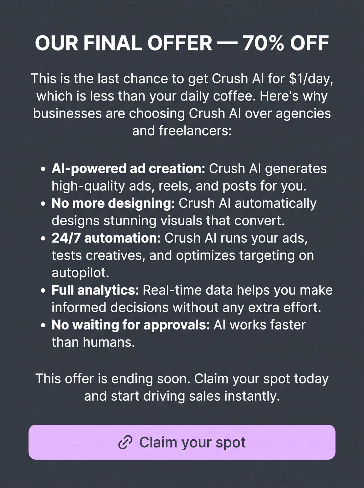 Mike Johnson - AI Marketing Facebook ad