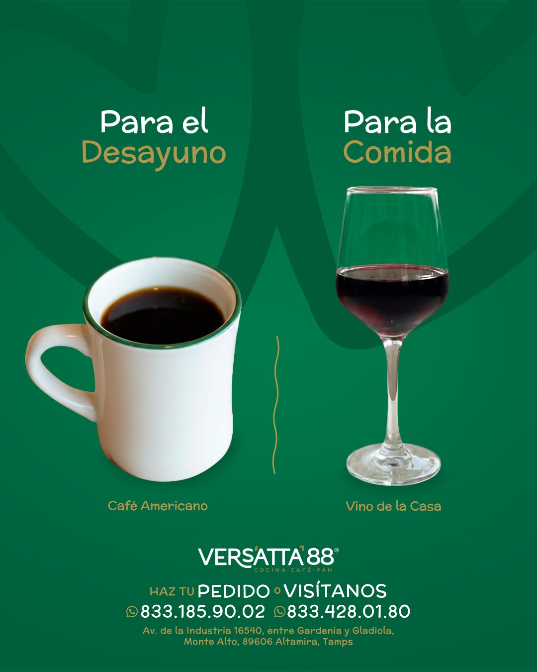Versatta 88 Restaurante, Cafetería,  Panadería Facebook ad