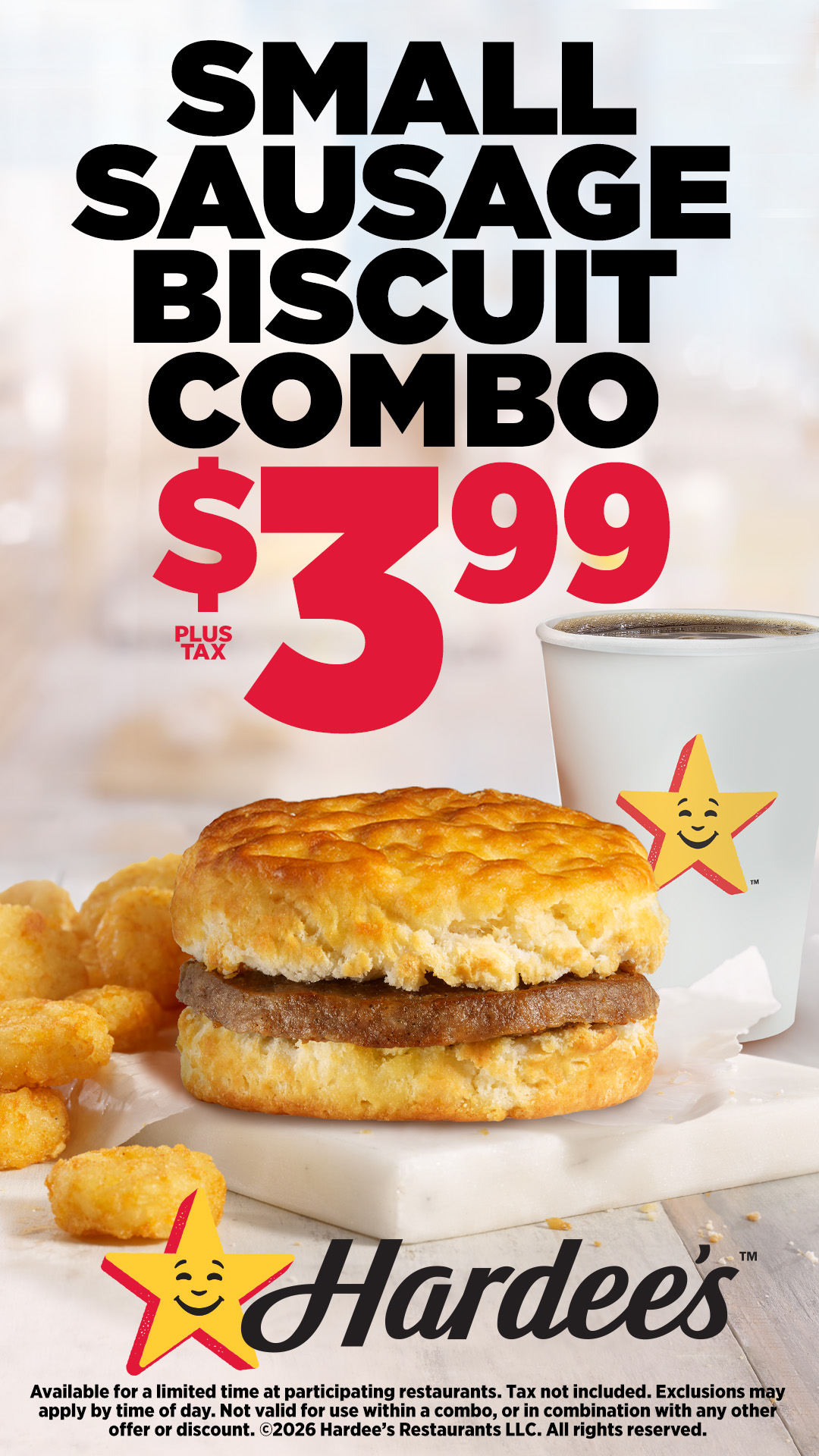Hardee's Facebook ad