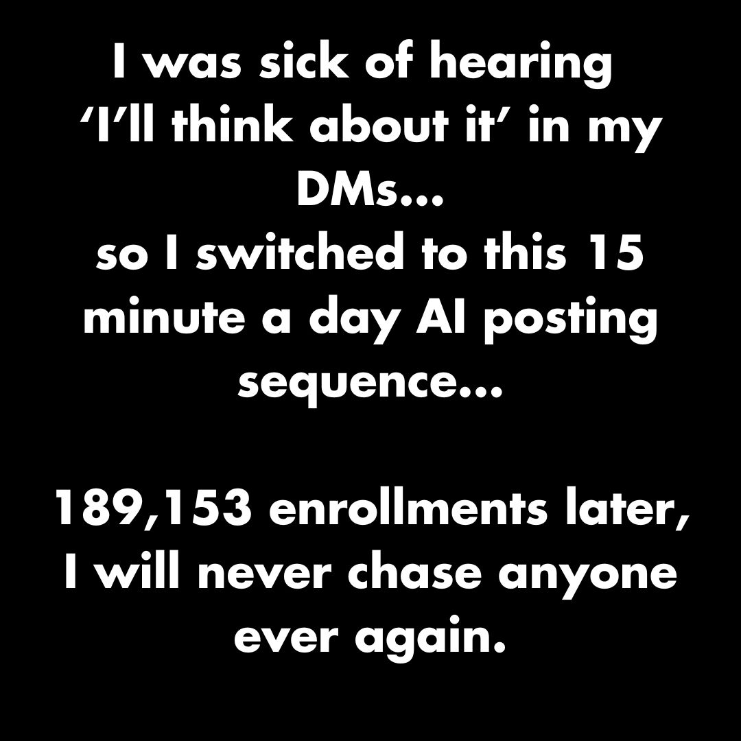 Sarah Molnar Facebook ad: 189,153 enrollments in 15 minutes a day