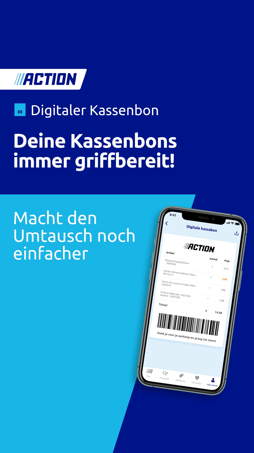 Action Facebook ad