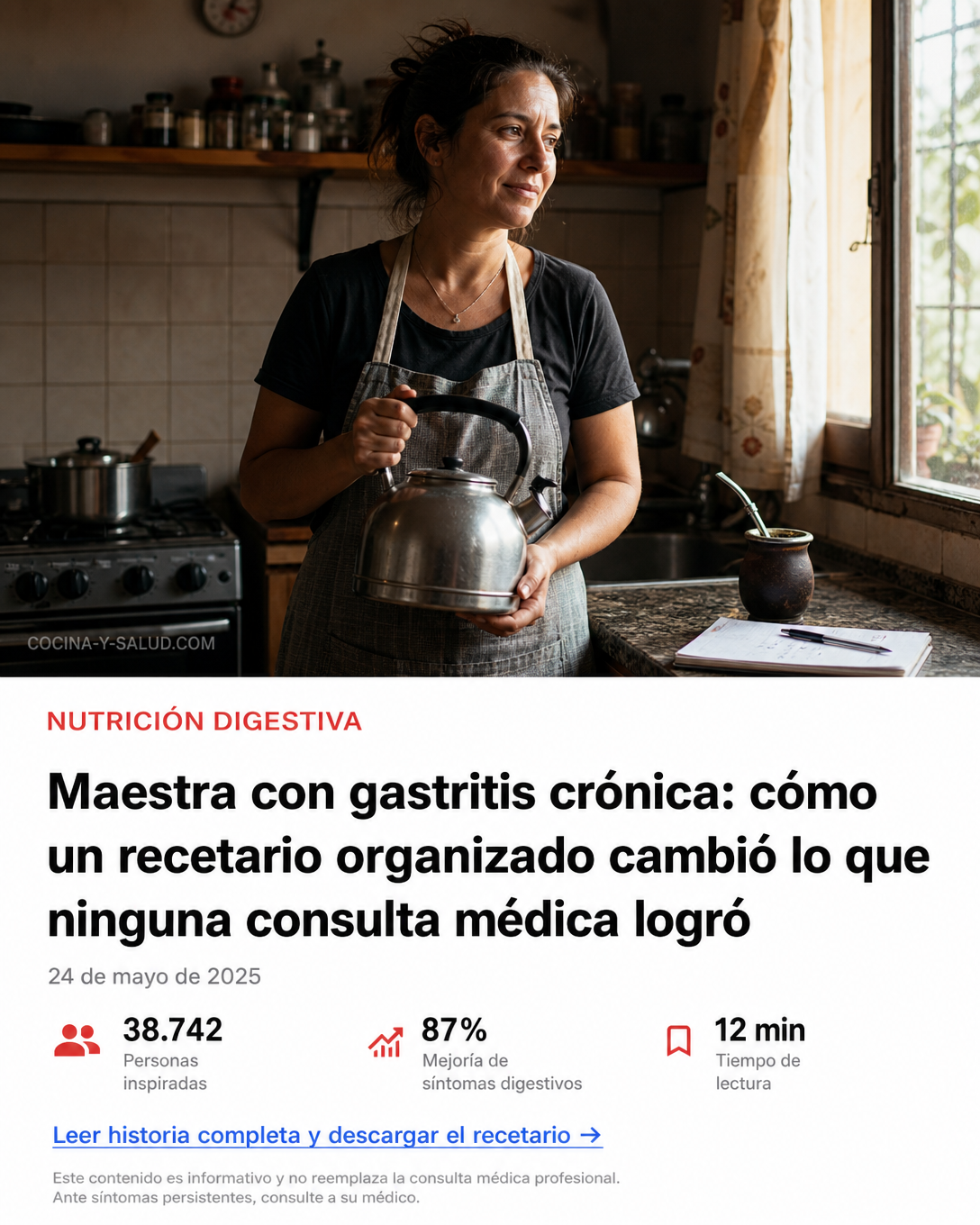 Cocina Activa Facebook ad