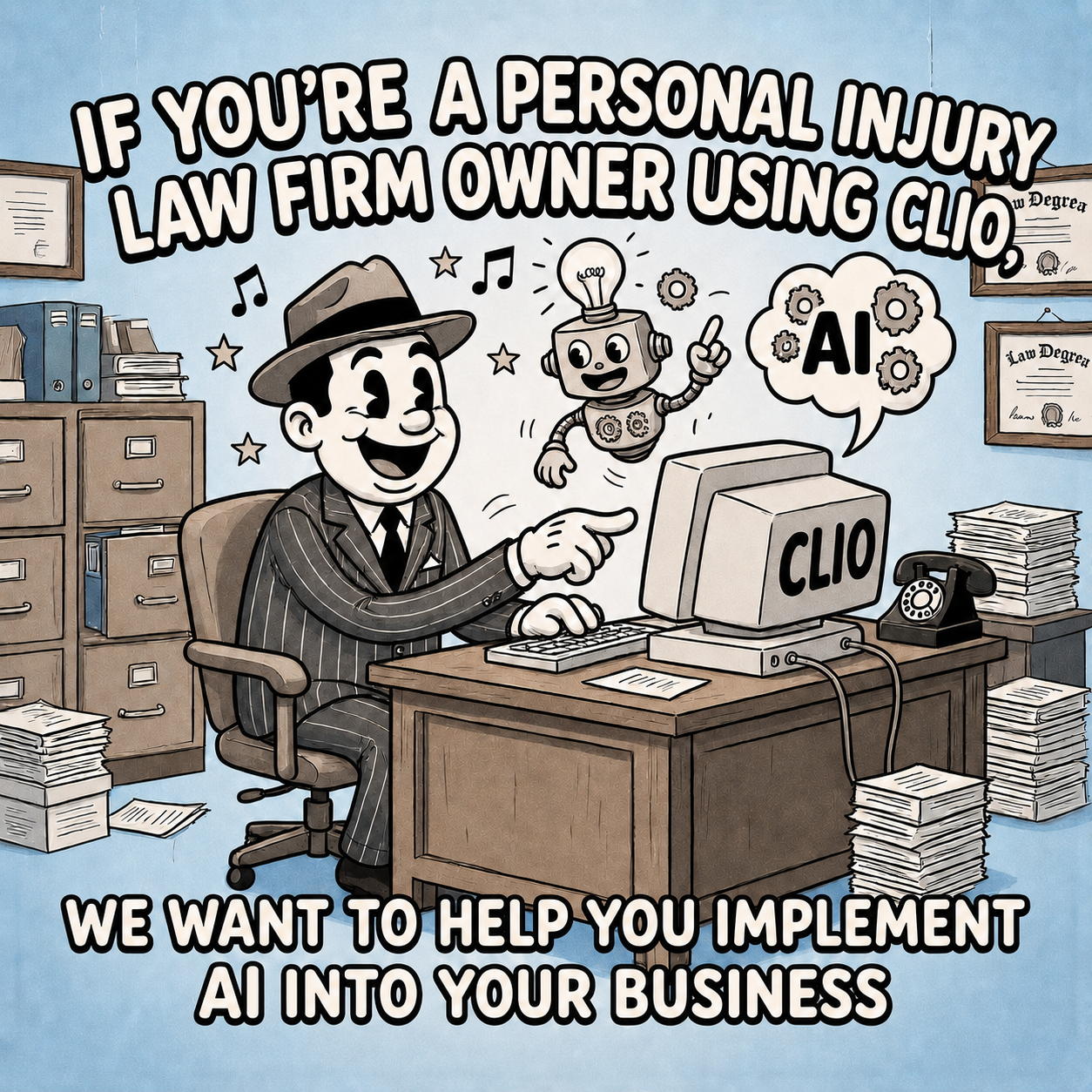 Parker AI Facebook ad: Parker AI, The Legal Agent That Works For You