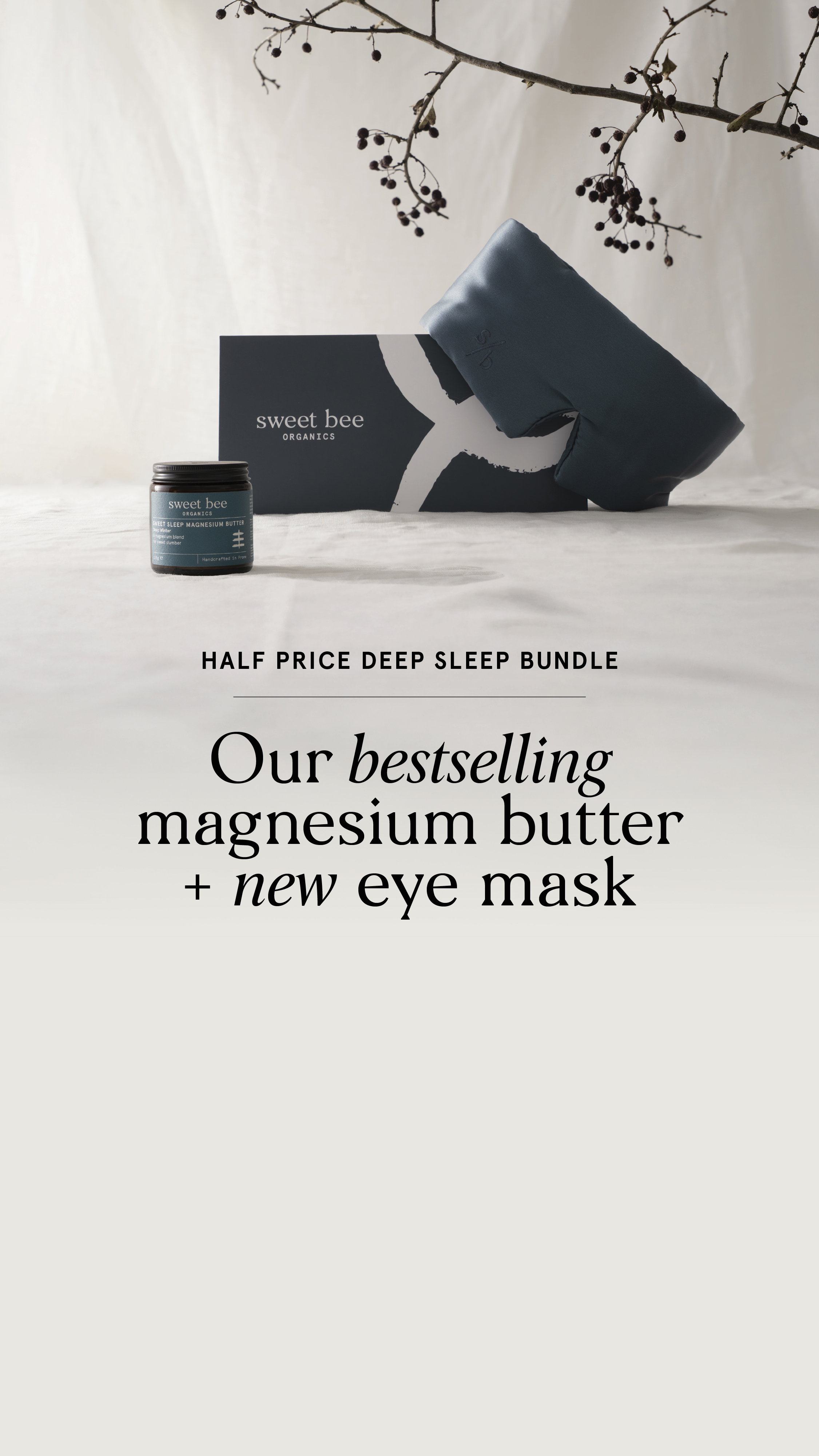 Sweet Bee Organics Facebook ad