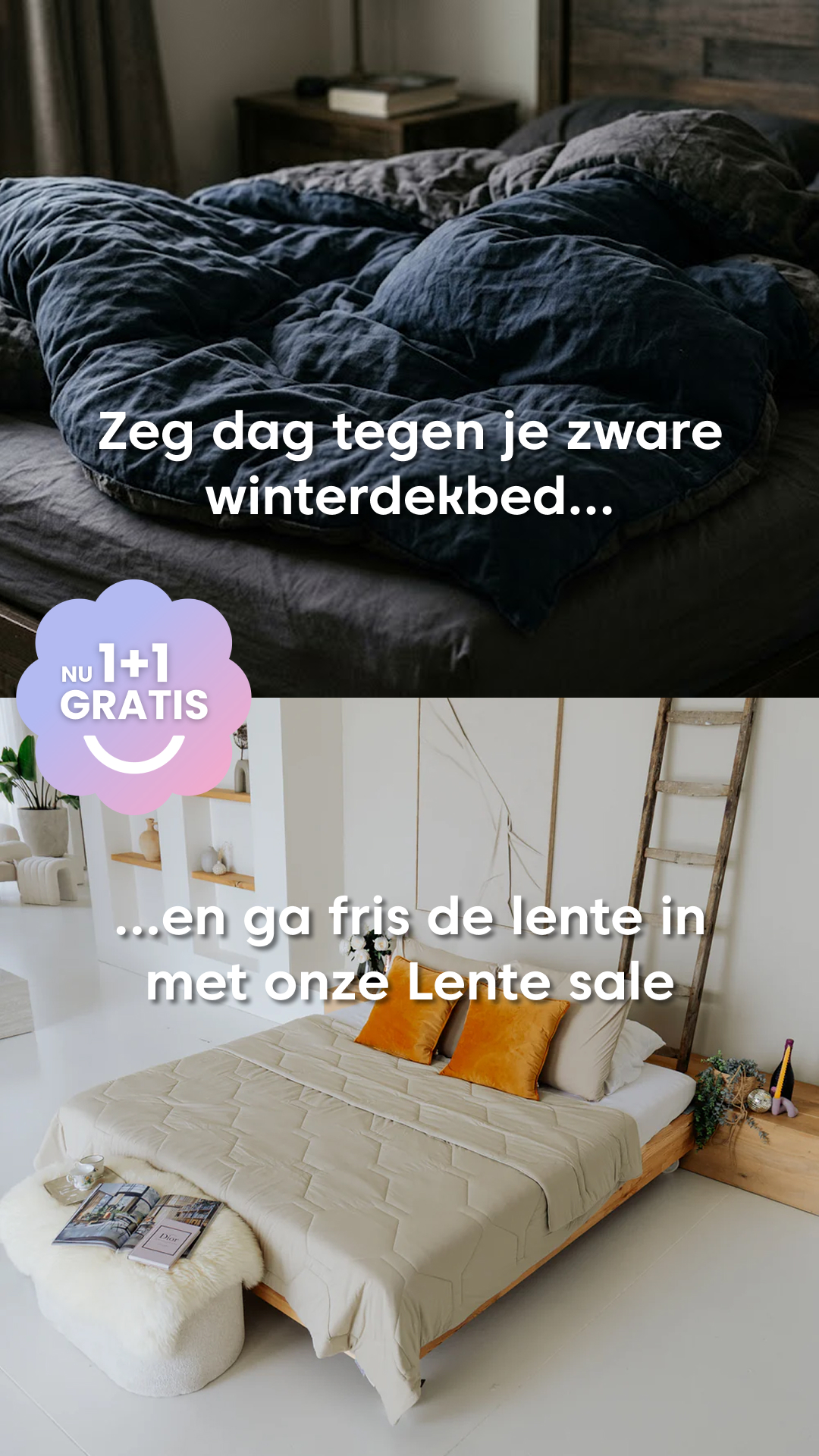 HappyBed Facebook ad