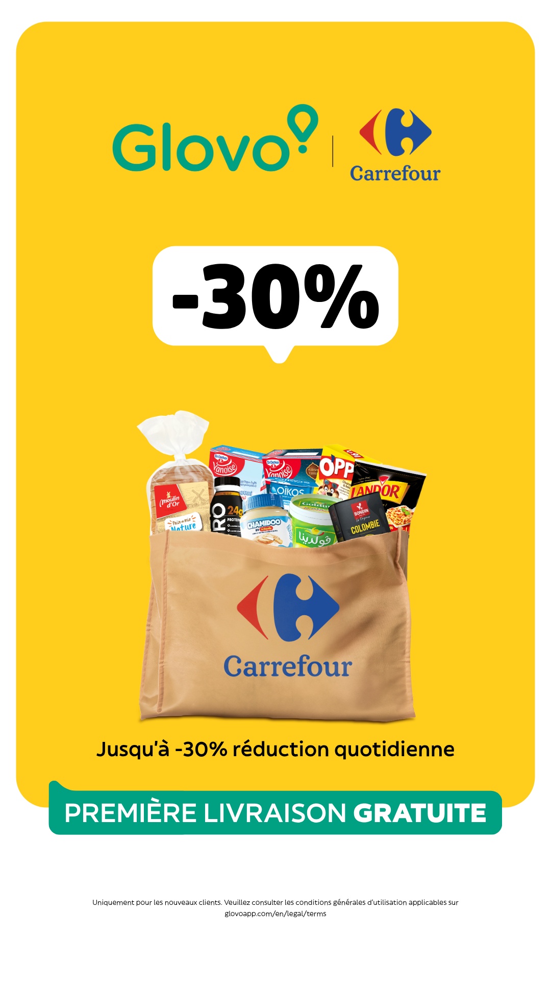 Glovo Facebook ad