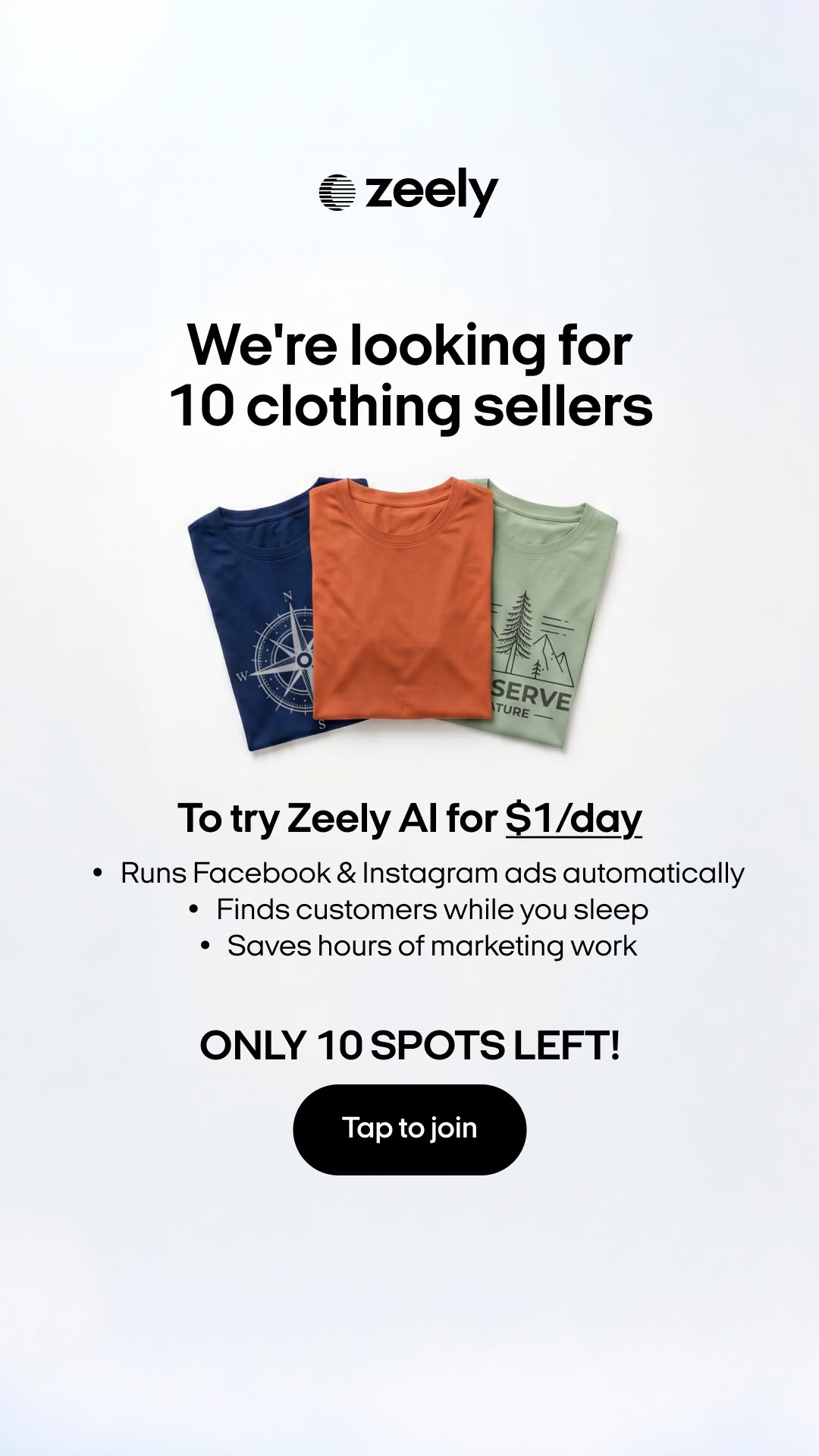 Zeely: Grow Sales with AI Facebook ad
