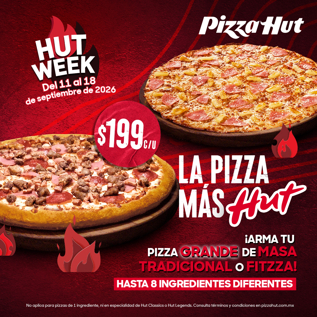 Pizza Hut México Facebook ad: Desde $199