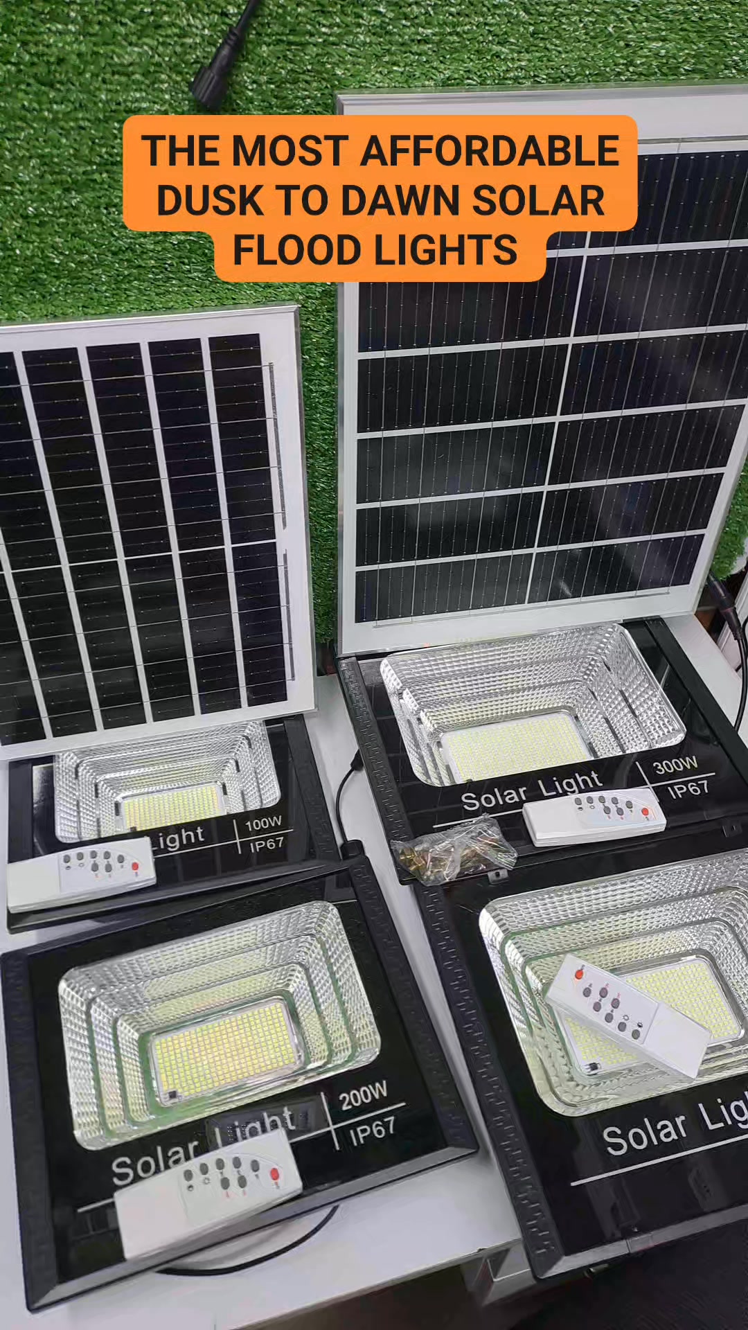 Sweet home solutions KE Facebook ad: SOLAR FLOOD LIGHTS