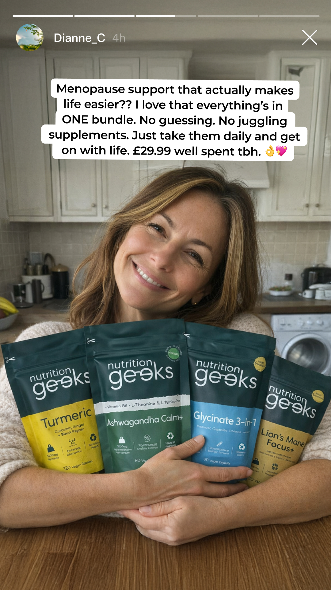 Nutrition Geeks Facebook ad