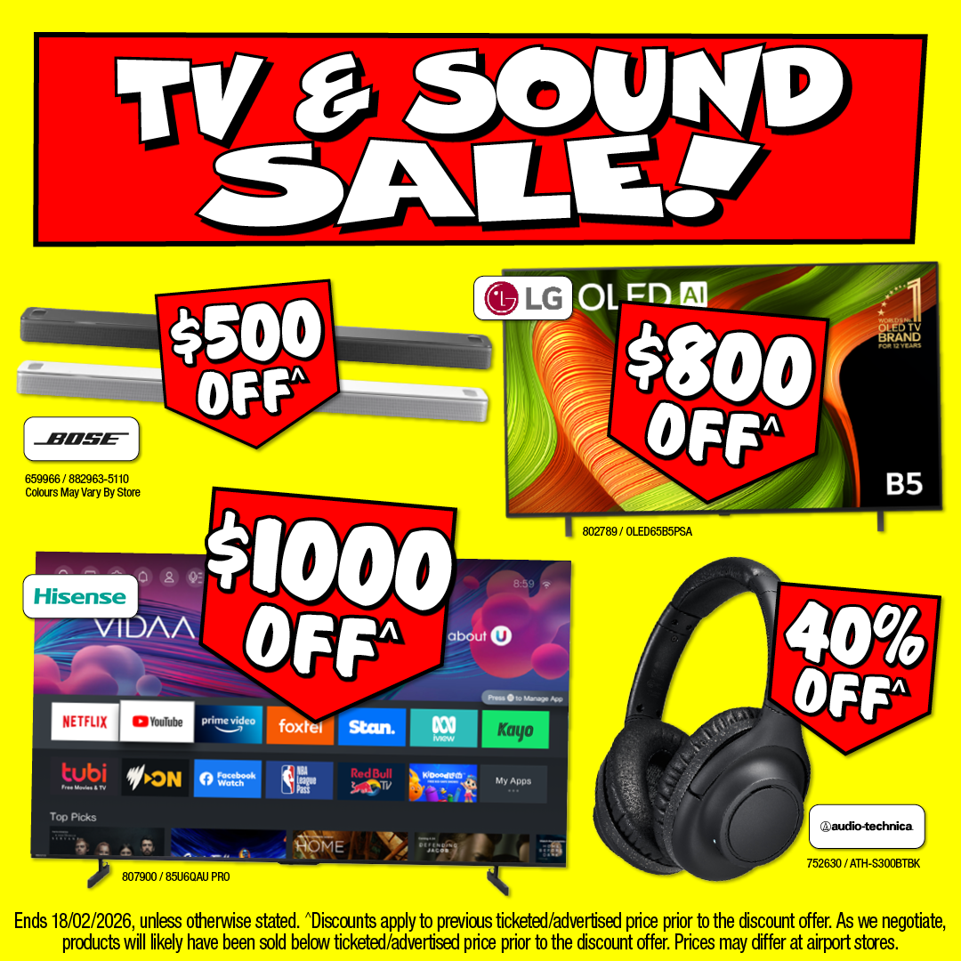 JB Hi-Fi Facebook ad
