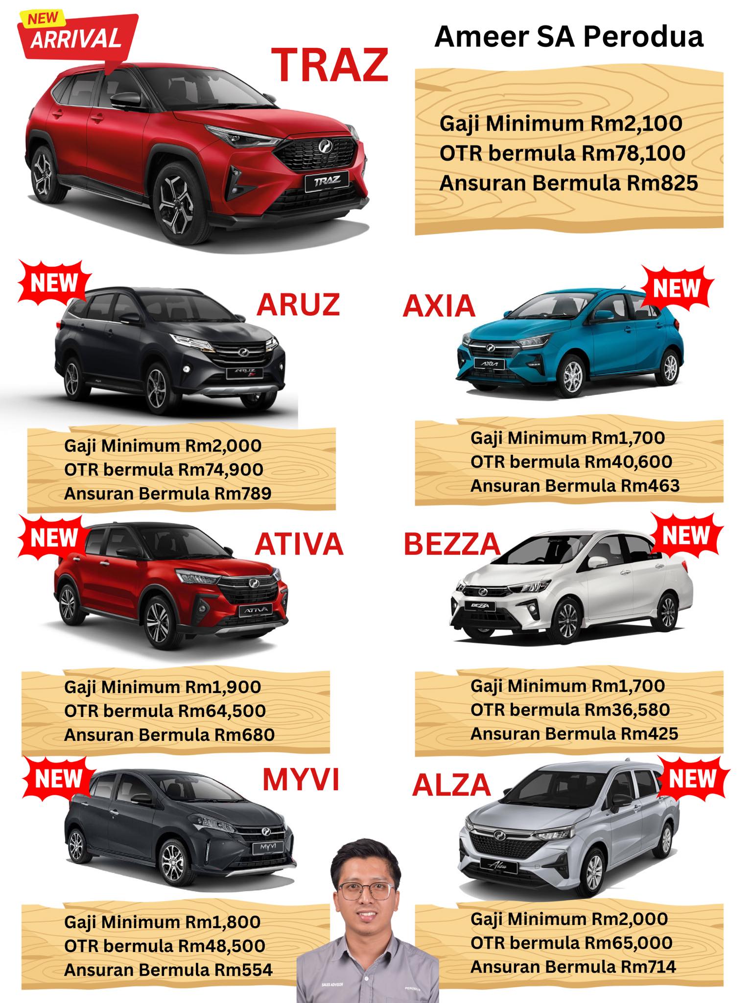 Perodua Posh Auto Kolombong - Ameer KK Sabah Facebook ad: Cari PERODUA Baharu?