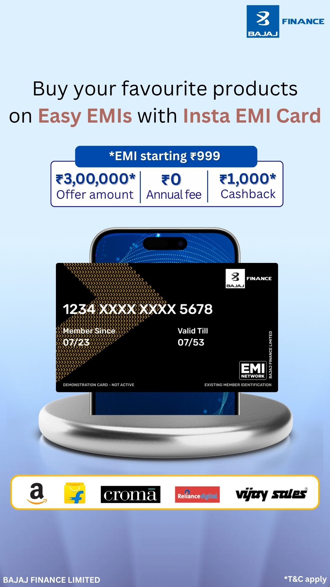 Bajaj Finserv Facebook ad
