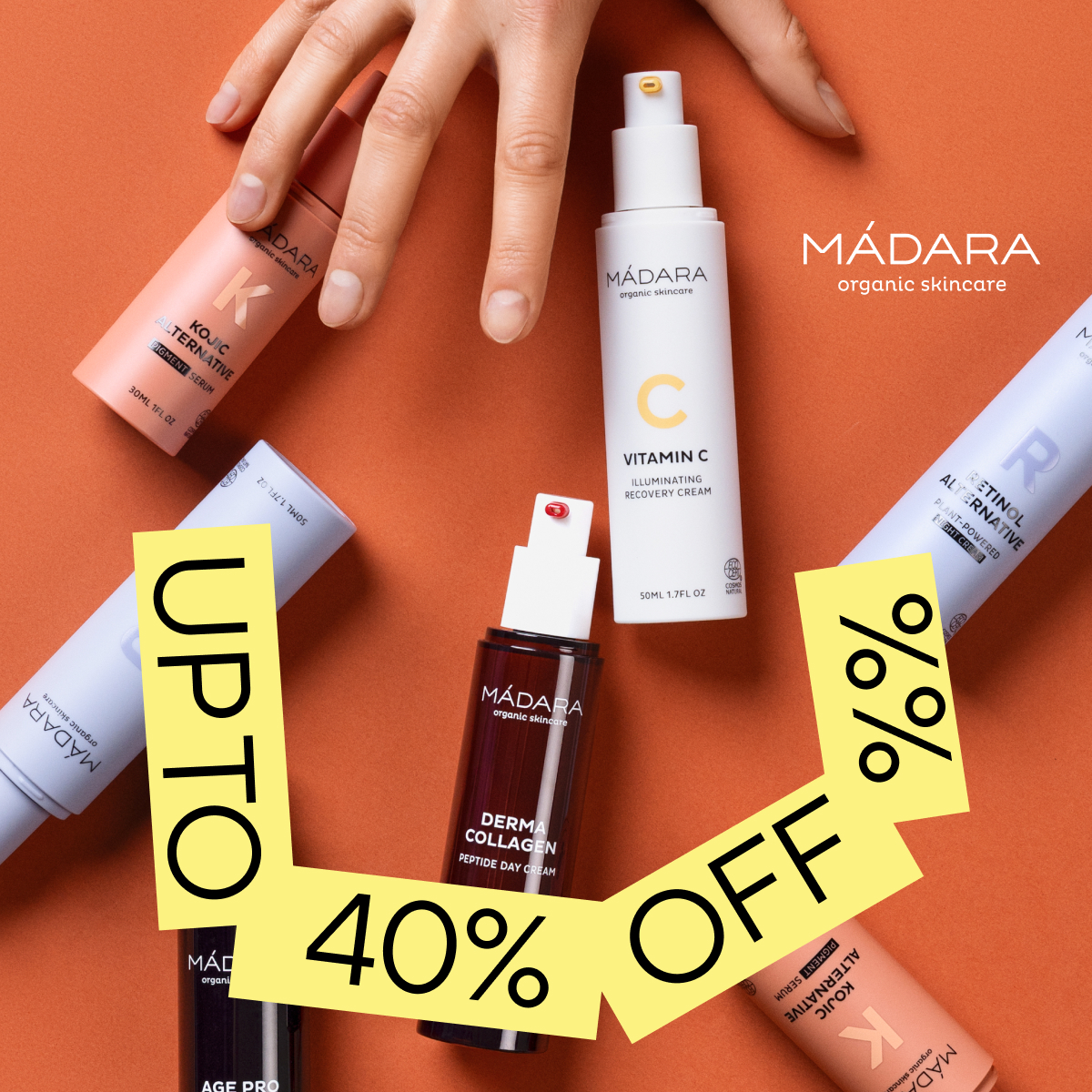 Mádara Organic Skincare Facebook ad