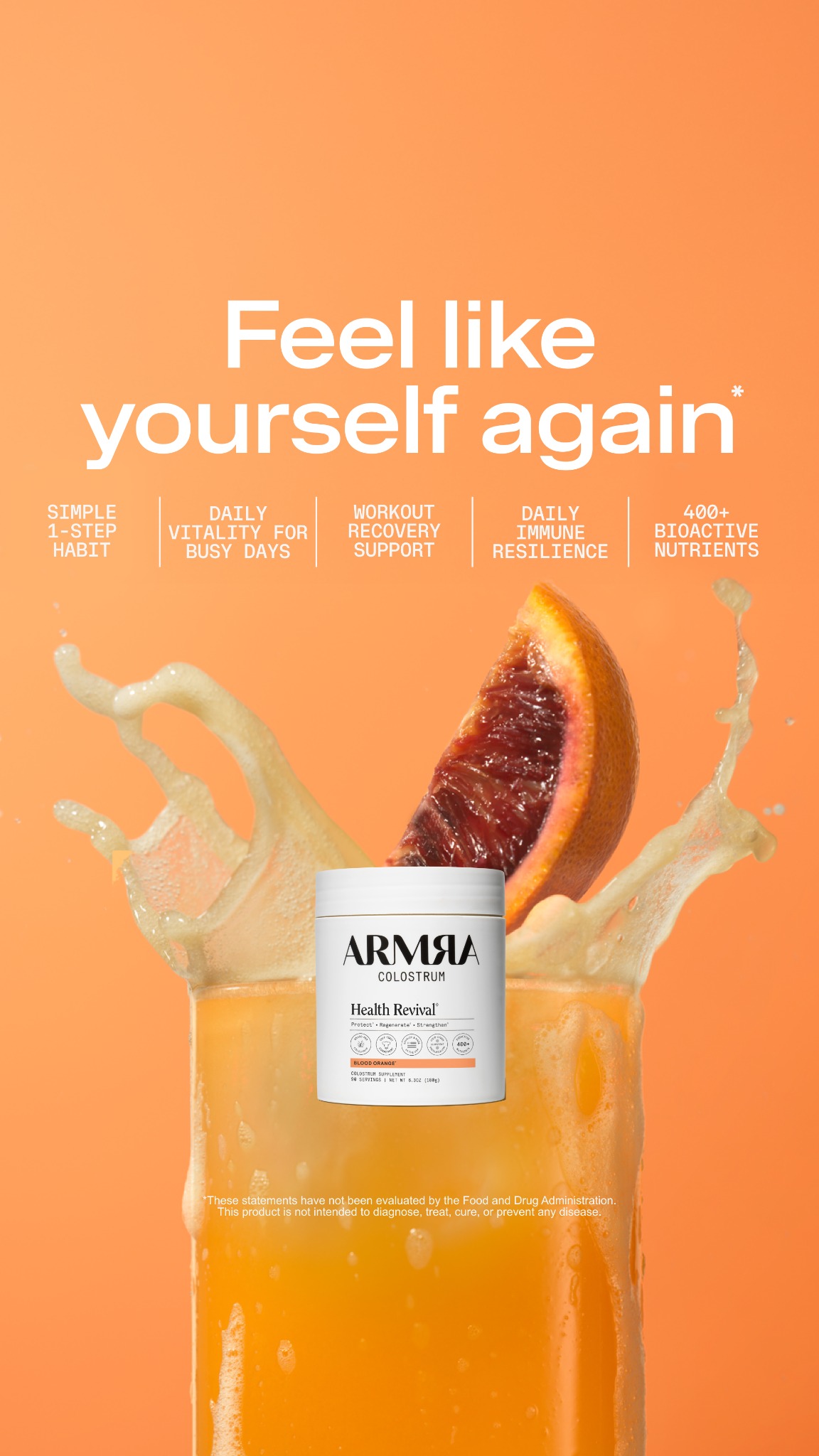 ARMRA Facebook ad