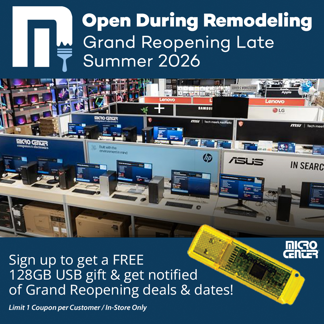 Micro Center Facebook ad