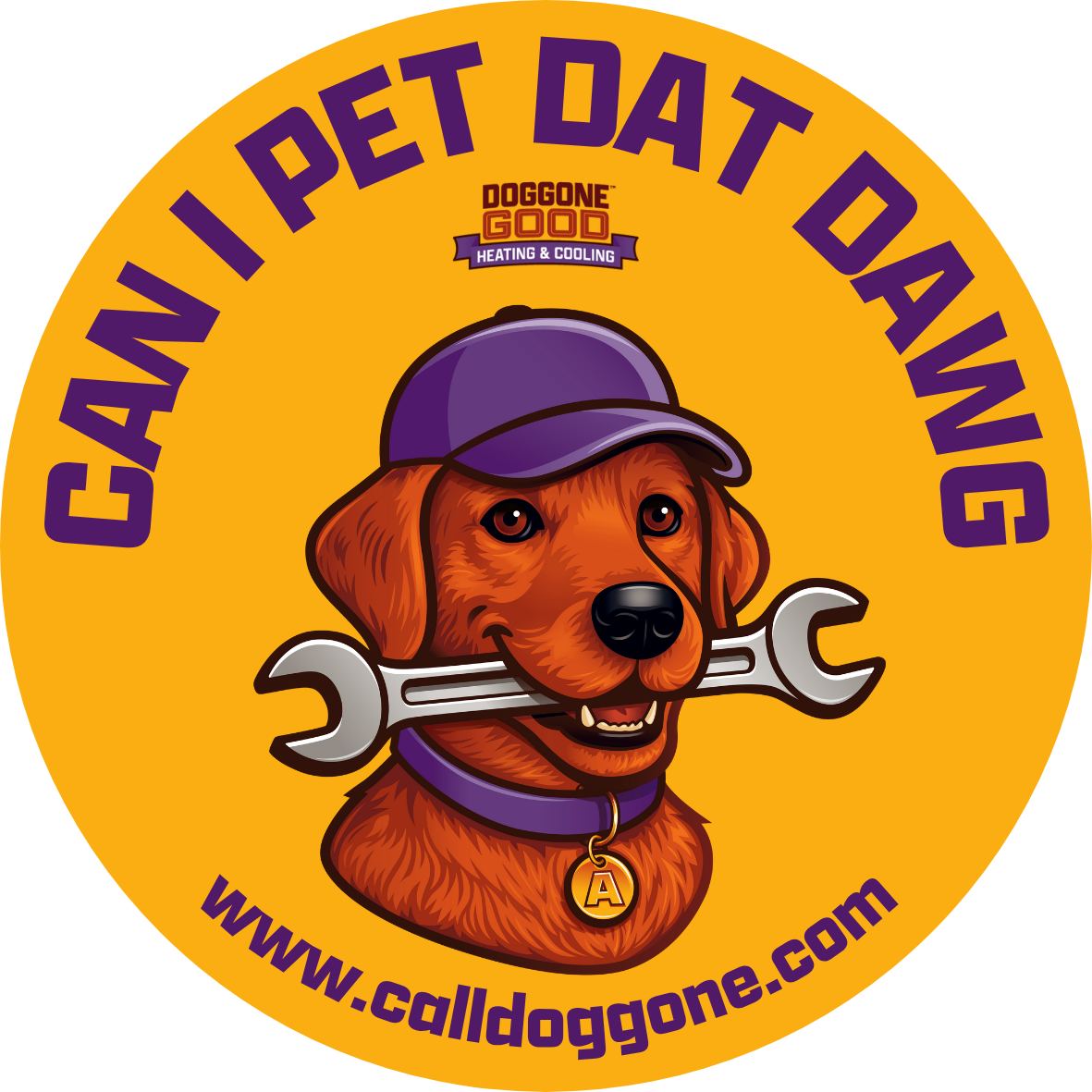 Doggone Good Heating Cooling Facebook ad: Better check your a/c unit, it's about to…