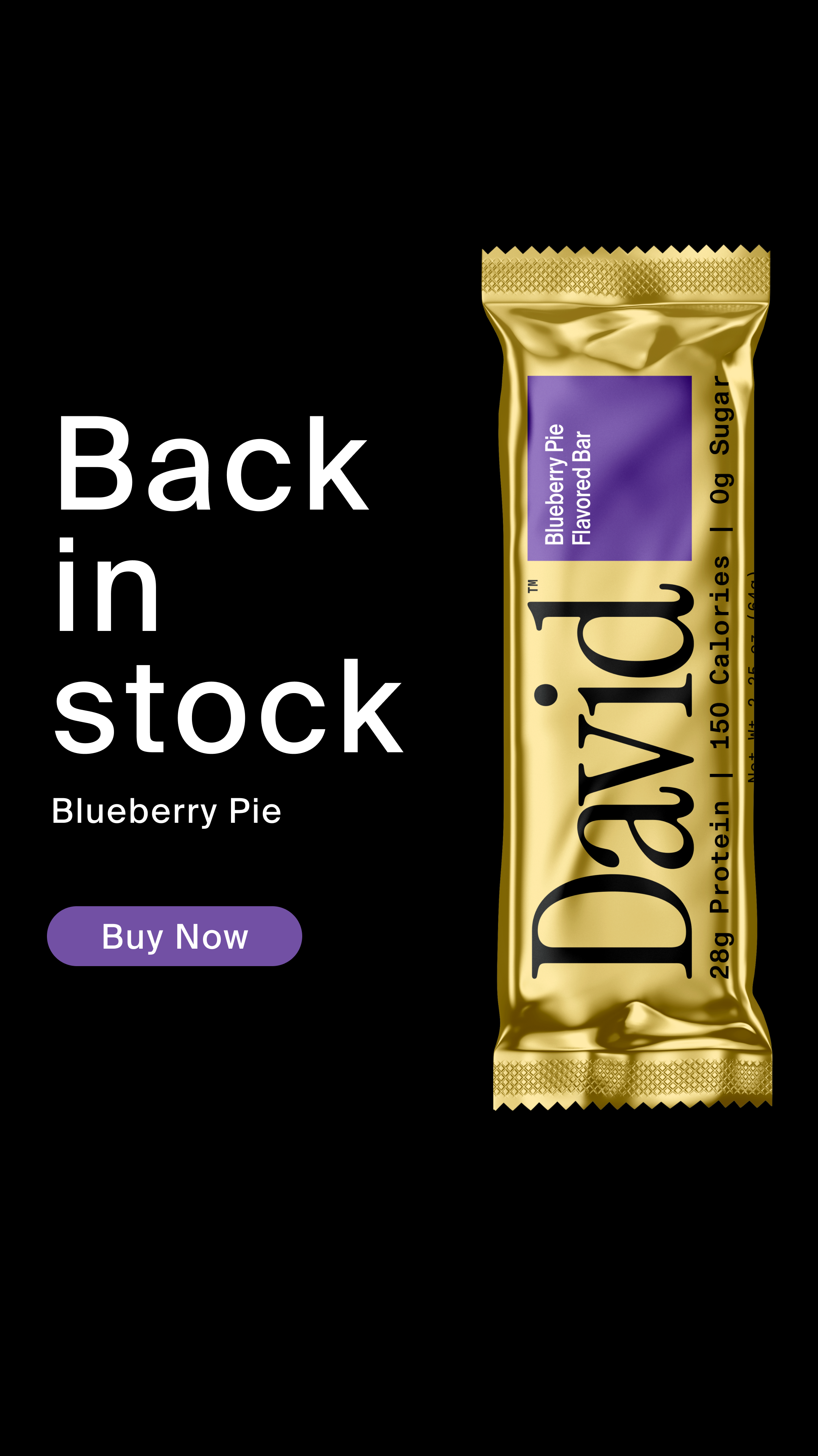 David Protein Facebook ad