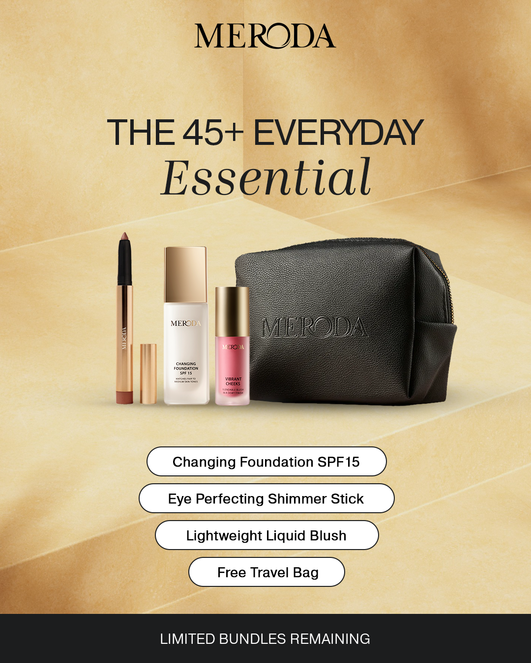 Meroda Cosmetics Facebook ad